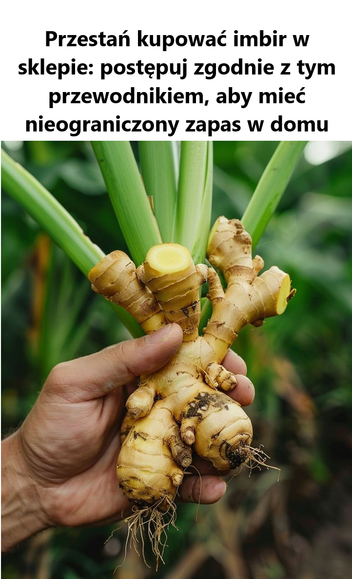 Przestań kupować imbir w sklepie: postępuj zgodnie z tym przewodnikiem, aby mieć nieograniczony zapas w domu