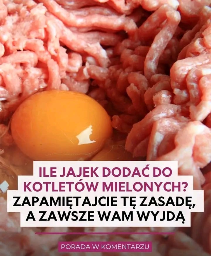 Ile jajek dodać do kotletów mielonych? Zapamiętajcie tę zasadę, a zawsze wam wyjdą
