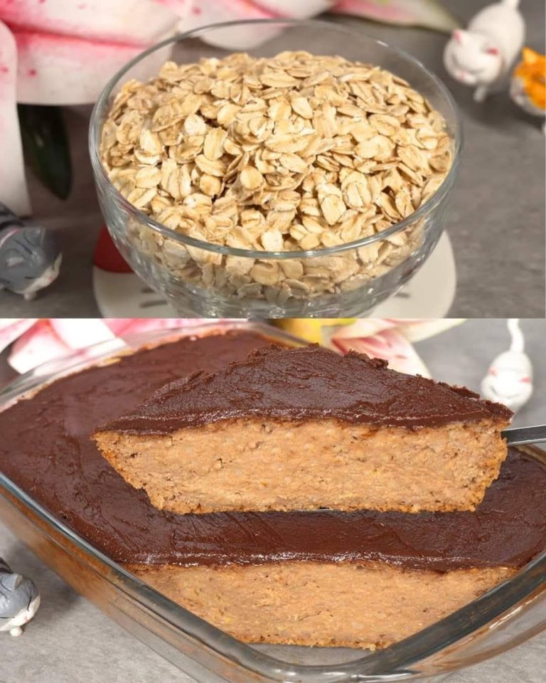 Zdrowy, bezglutenowy, odchudzający deser: owsianka, kakao i rozkosz bananowa