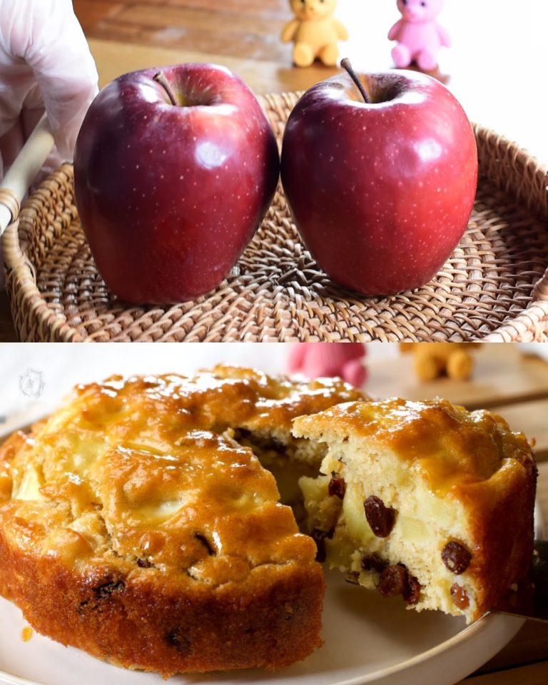 Łatwe Ciasto z Jabłkami i Rodzynkami – Proste, Pyszne, Idealne na Każdą Okazję