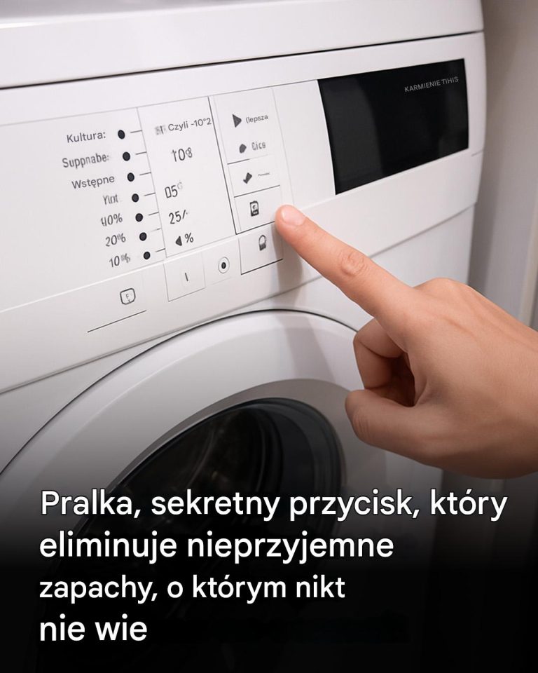 Pralka: ten mało znany przycisk, który bez wysiłku eliminuje nieprzyjemne zapachy