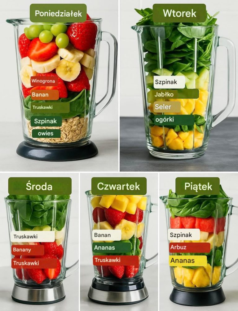 Energia w Szklance: 5-Dniowy Program Smoothie na Lekkie Ciało i Lepsze Samopoczucie