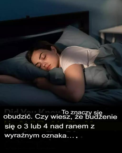 Budzenie się między 3:00 a 5:00 rano? Oto, co to może oznaczać