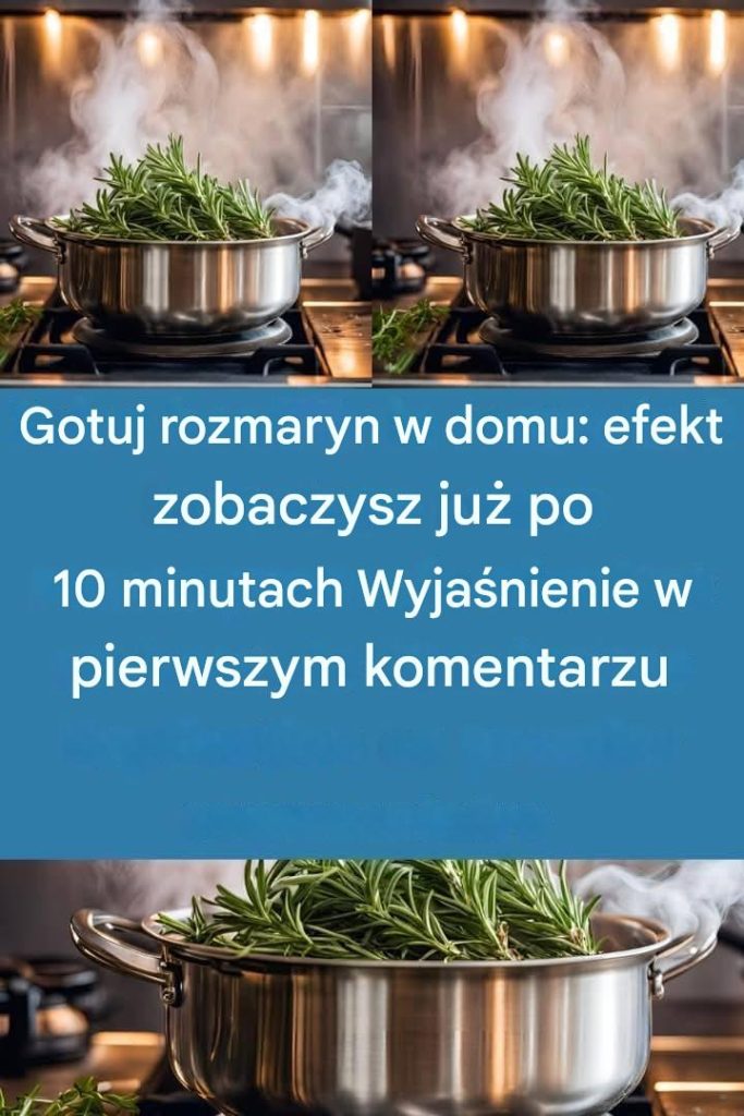 Gotuj rozmaryn w domu: efekt zobaczysz już po 10 minutach