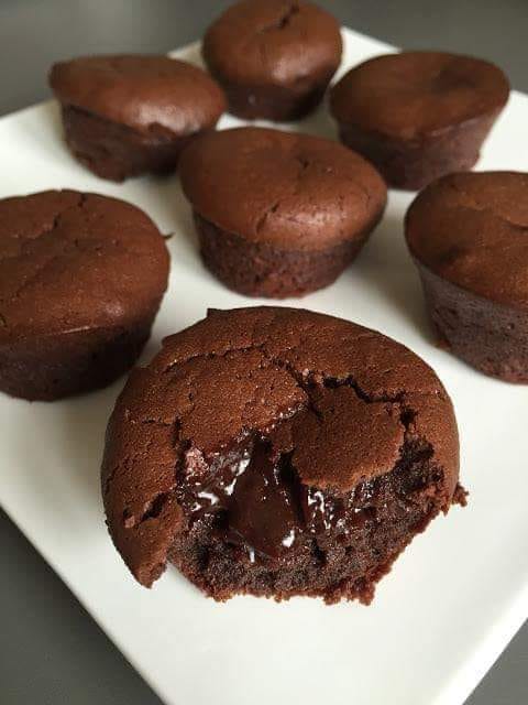 Miniaturowy czekoladowy fondant