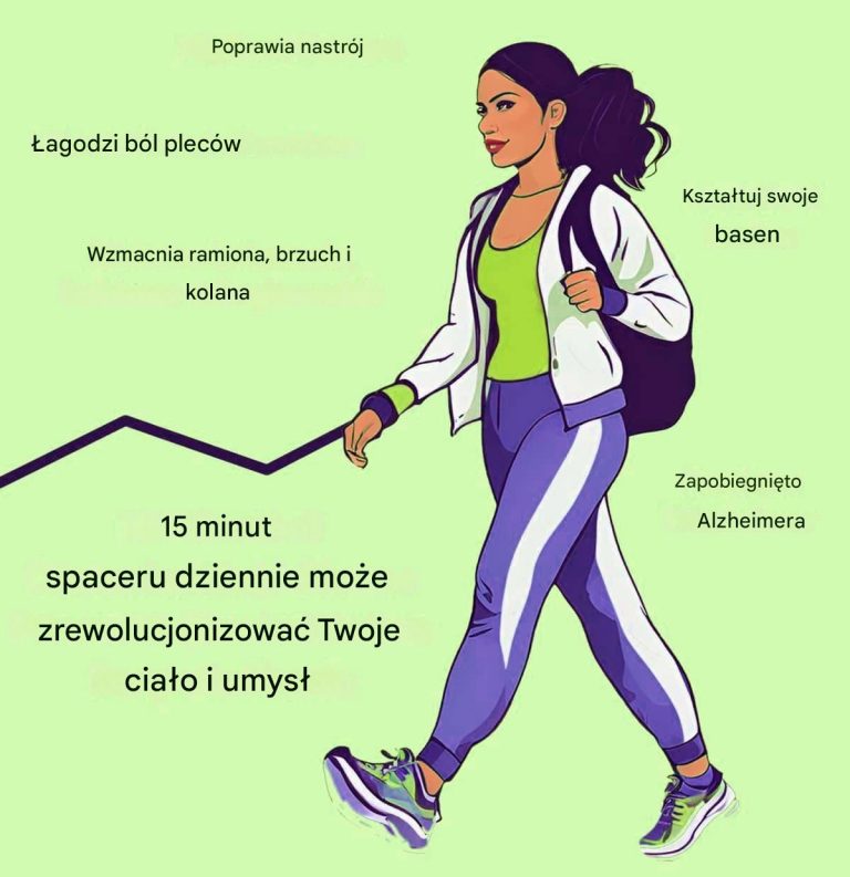 15 minut spaceru dziennie może radykalnie zmienić Twoje ciało i zdrowie