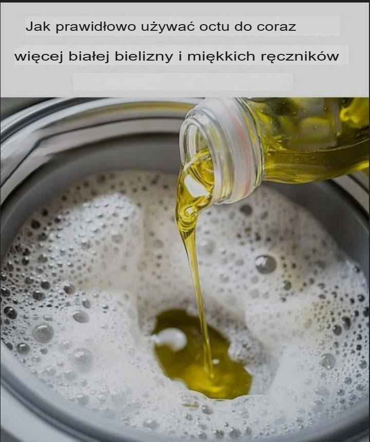 Jak prawidłowo używać octu do wybielania białych tkanin i zmiękczania ręczników