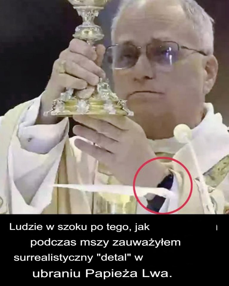 Ludzie oszaleli po odkryciu „surrealistycznego” szczegółu w stroju papieża Leona XIII podczas mszy.