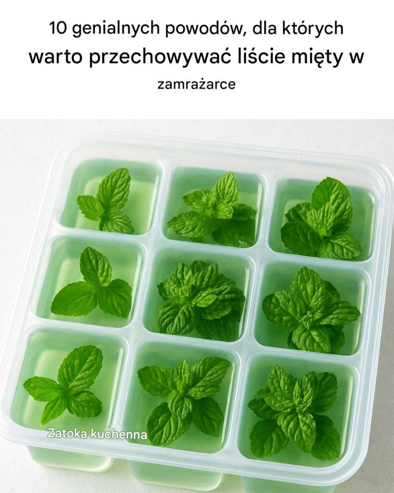 10 genialnych powodów, dla których warto przechowywać liście mięty w zamrażarce