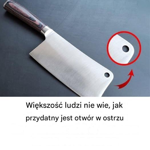 Sekret małego otworu w ostrzu
