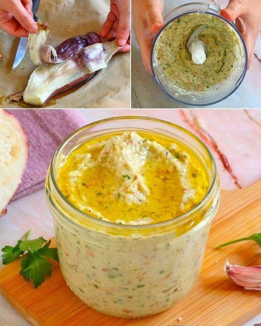 Wymieszaj miąższ bakłażana, migdały i parmezan, a otrzymasz pyszne pesto do przyprawienia pierwszych dań i grzanek