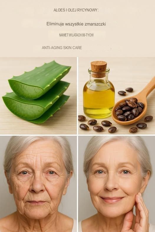 Uzyskaj młodzieńczą skórę dzięki aloesowi i olejowi rycynowemu