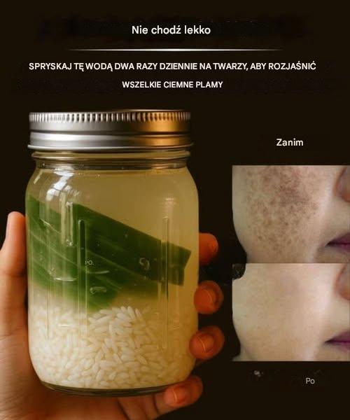 Woda ryżowa dla skóry: domowy tonik rozjaśniający ciemne plamy i minimalizujący rozszerzone pory