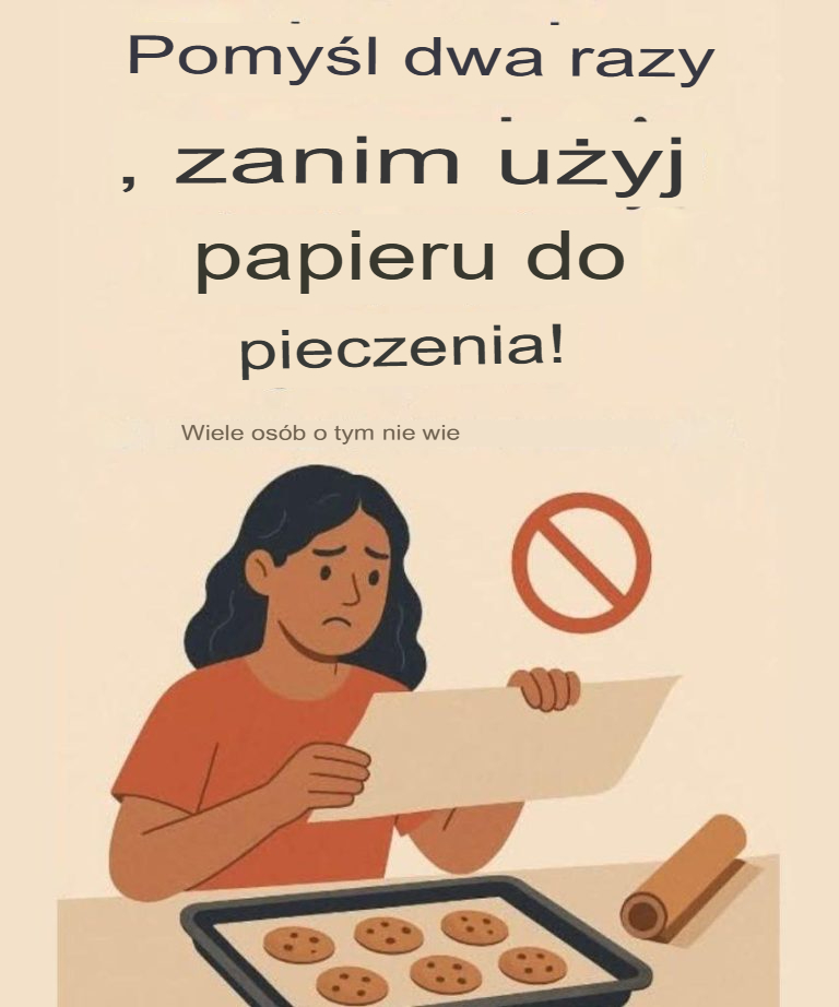 Zanim włożysz papier do pieczenia do piekarnika, zastanów się dwa razy, bo może się zapalić!