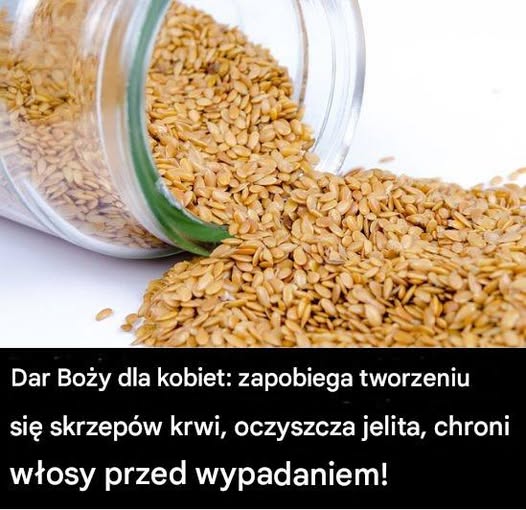DAR BOŻY DLA KOBIET: ZAPOBIEGA POWSTAWANIU ZAKRZEPÓW, OCZYSZCZA JELITA, CHRONI WŁOSY PRZED WYPADANIEM!
