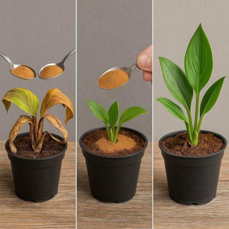 Wystarczy 1 łyżka, aby każda brzydka roślina rozrosła się eksplozywnie