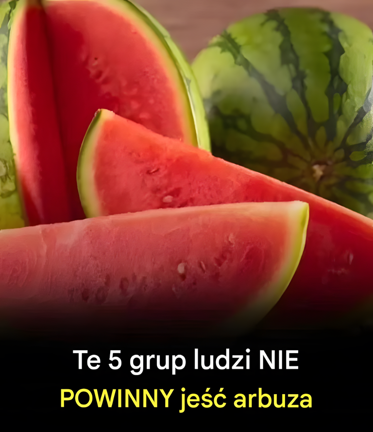 Te 5 grup ludzi nie powinno jeść arbuza