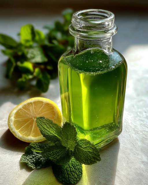 Syrop miętowy z cytryną