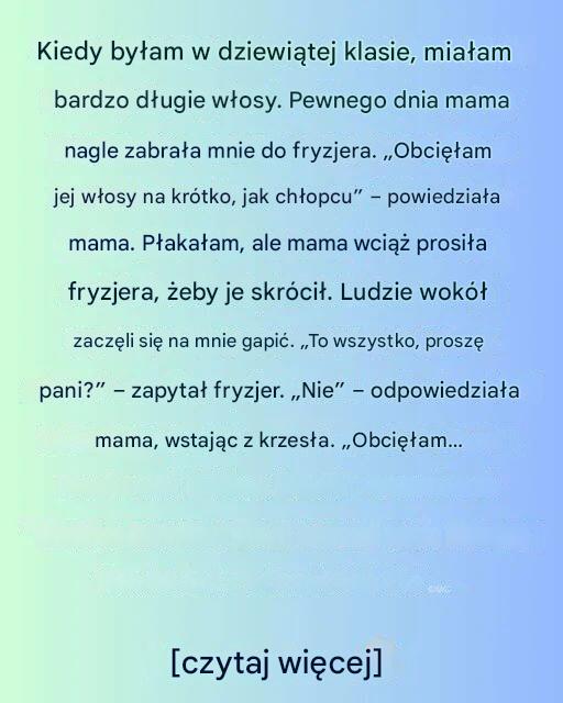 Fryzura, która zmieniła wszystko