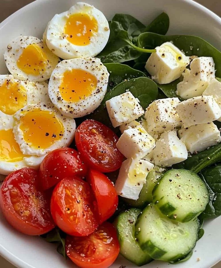 Miska mocy ze szpinakiem i białkiem