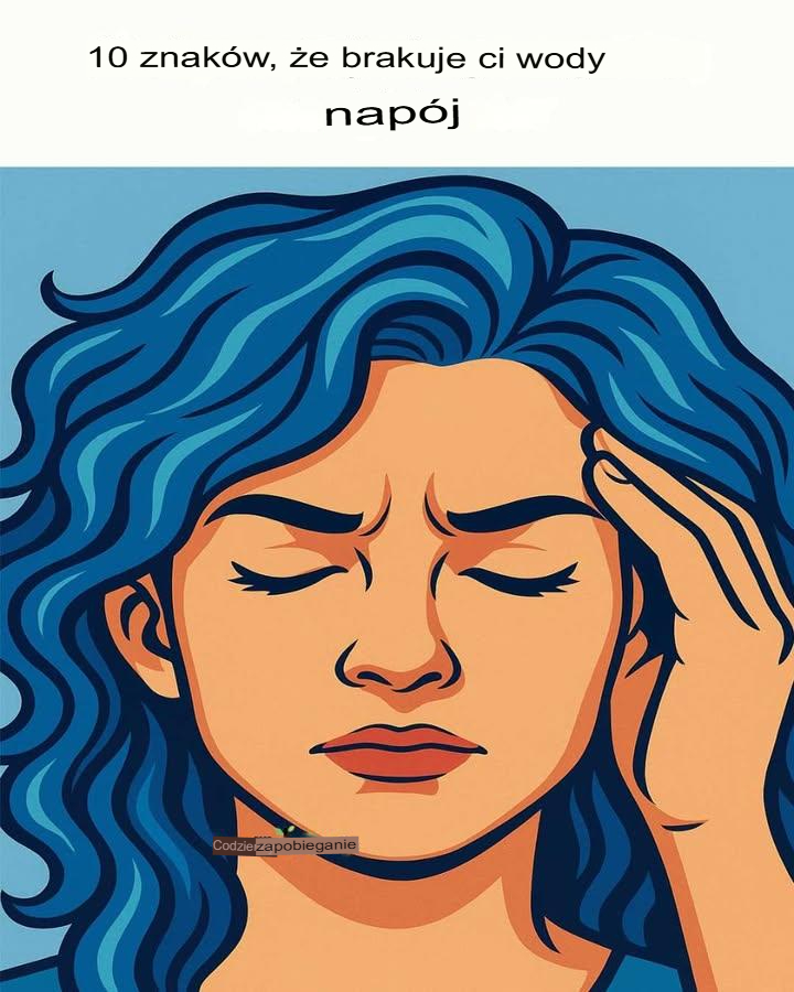 10 oznak, że nie pijesz wystarczająco dużo wody