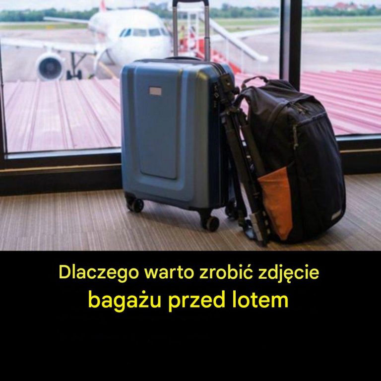 Po co robić zdjęcie bagażu przed jego nadaniem na pokładzie samolotu?