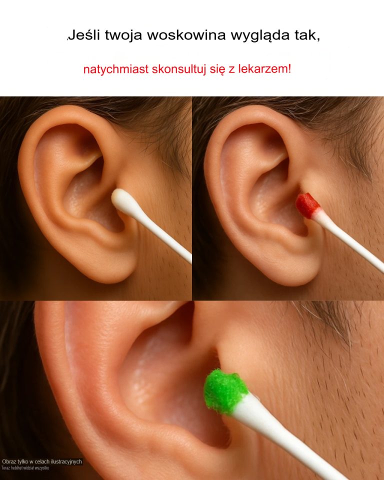 Jeśli Twoja woskowina uszna wygląda w ten sposób, natychmiast udaj się do lekarza
