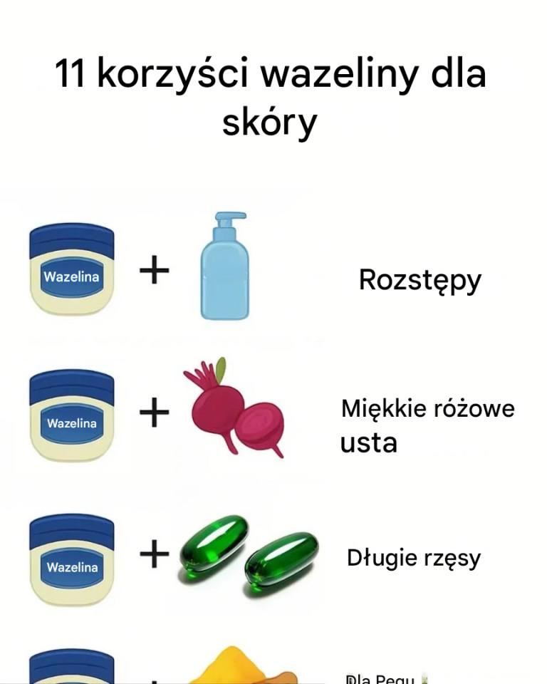 11 sztuczek z wazeliną na skórę