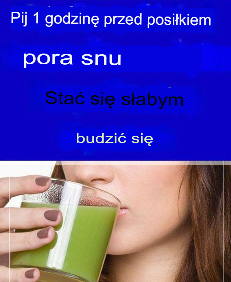 Wypij 1 godzinę przed snem, aby obudzić się szczuplejszym
