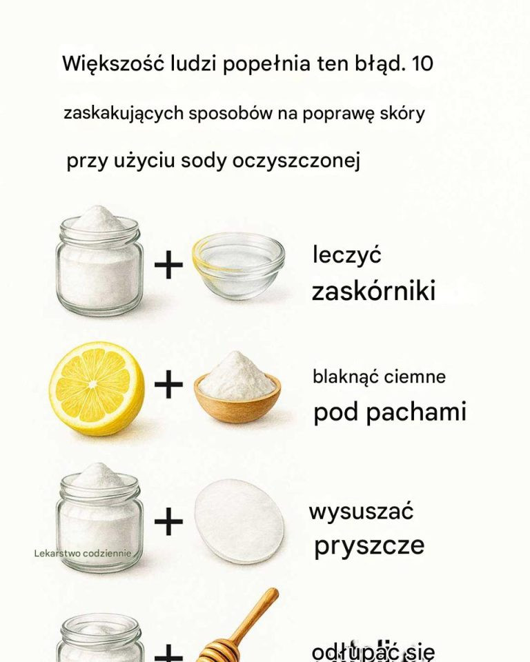 Większość ludzi popełnia ten błąd. 10 zaskakujących sposobów na poprawę skóry przy użyciu sody oczyszczonej