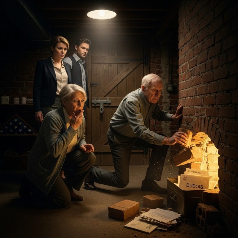 Mój syn zamknął nas w piwnicy i powiedział: „To teraz nasz dom” — a potem mój mąż wcisnął jedną cegłę i zmienił wszystko