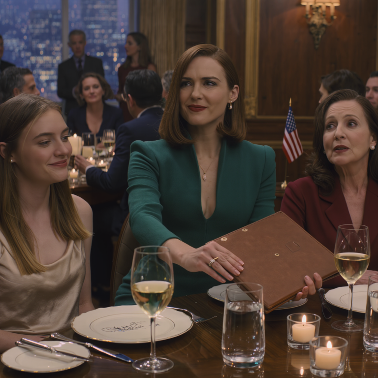 Przekazali mi 3450 dolarów na urodziny mojej siostry… Mama uniosła kieliszek: „To córka, z której jestem dumna”. Potem kelner położył przede mną paragon z kwotą 3450 dolarów, jakby to była najnaturalniejsza rzecz na świecie. Moja siostra tylko się uśmiechała, podczas gdy wszyscy czekali. Wstałem i odsunąłem go…