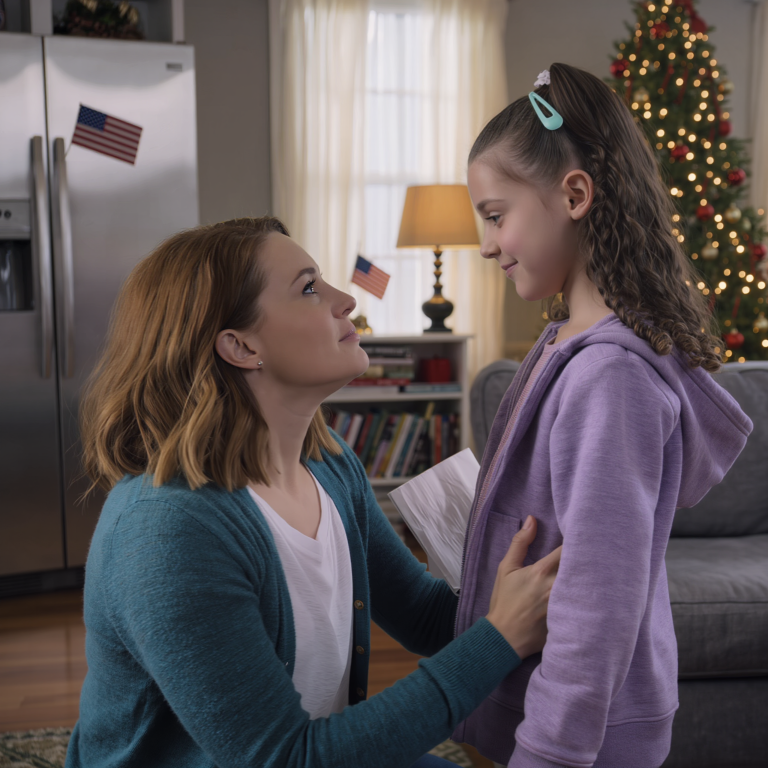 Moja dziewięcioletnia córka obudziła się w Wigilię i znalazła liścik: „Potrzebujemy przerwy. Proszę nie dzwonić”. Reszta rodziny pojechała do kurortu nadmorskiego bez niej. Kiedy się dowiedziałam, nie płakałam – miałam plan. Cztery dni później znaleźli coś na kuchennym stole i w pokoju zapadła cisza…