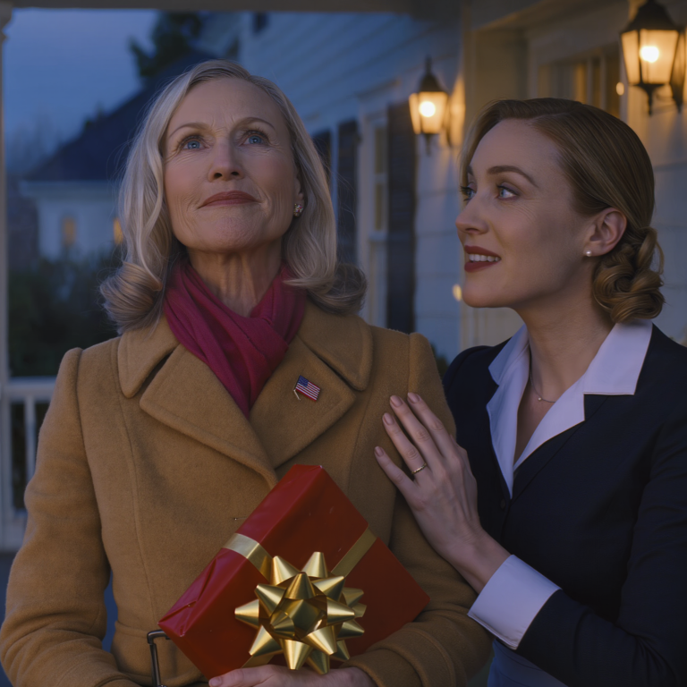 Mój syn zaprosił mnie na kolację wigilijną po roku milczenia. Kiedy przyjechałem, gospodyni zatrzymała mnie i szepnęła: „Nie wchodź, wyjdź natychmiast”. Zaufałem jej i pospieszyłem do samochodu. Pięć minut później… wszystko się zmieniło.