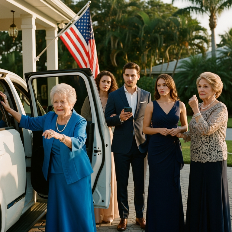 Mój syn powiedział mi, że mam być gotowa o 16:00 na specjalną niespodziankę z okazji Dnia Matki.  Spędziłam godziny kręcąc włosy i prasując moją najlepszą jedwabną sukienkę, myśląc – naiwnie, ale z nadzieją – że w końcu chce mnie rozpieszczać.  Ale gdy wjechał na podjazd, nie był sam.  Jego teściowa wysiadła z tylnego siedzenia, jakby była właścicielką całego świata, i nie miała na sobie tylko biżuterii – miała coś w sobie. Uniosła nadgarstek, pozwalając diamentom złapać światło słońca Florydy, i pomachała nim w moim kierunku, jakby sama bransoletka mówiła: „  Patrz, co twój syn kupił dla matki mojej córki”.  Mój syn spojrzał na mnie, blokując mi drzwi samochodu, żebym nie mógł wsiąść, i zaczął się śmiać.  „Mamo, zrób nam zdjęcie.”  Następnie, z tą samą beztroską brutalnością, z jaką zabija się komara, dodał:  „Naprawdę myślałeś, że ta elegancka kolacja jest dla ciebie?”  Nie krzyczałem.  Nie kłóciłem się.  Właśnie patrzyłem jak odjeżdżają.  Ale o 20:15 mój telefon nie przestawał dzwonić.  „Mamo, zablokowali kartę. Kelner grozi, że wezwie policję. Pilnie potrzebuję gotówki.”  Był w kompletnej panice.  Poranne słońce w Naples na Florydzie potrafi wyłowić każdą drobinkę kurzu na szklanych suwakach, jakby jego misją było wydobycie tego, czego byłeś zbyt zmęczony – lub zbyt samotny – nie mogąc szorować.  Ale tamtego ranka mi to nie przeszkadzało.  To był Dzień Matki.  Światło wlewające się do mojego salonu wydawało się inne. Jaśniejsze. Może nawet dawało nadzieję.  Mam na imię Suzanne.  W zeszłym miesiącu skończyłam sześćdziesiąt siedem lat i po raz pierwszy od lat nie bałam się niedzieli.  Dzień Matki zazwyczaj jest w tym domu cichy. Mój mąż, Frank, zmarł pięć lat temu. Po jego śmierci cisza wkradła się jak niechciany współlokator, rozprzestrzeniając się, zajmując przestrzeń i nabierając ciężaru wraz ze zmianą pór roku. Człowiek się do tego przyzwyczaja. Uczy się żyć z szumem lodówki i cichym tykaniem zegara, jakby to były jedyne głosy, które wciąż pamiętają o jego istnieniu.  Ale tego ranka cisza wydawała się tymczasowa — jak przerwa przed świętowaniem.  Siedziałem z kawą i obserwowałem sąsiadów z naprzeciwka. Godzinę wcześniej podjechał minivan i zobaczyłem młodego mężczyznę wyładowującego ogromny bukiet różowych lilii dla swojej mamy. Kwiaty wyglądały wręcz absurdalnie – za duże, zbyt idealne, jak z reklamy.  Uśmiechnąłem się do kubka.  Po raz pierwszy nie poczułem tego ostrego ukłucia zazdrości. Nie musiałem udawać, że nie patrzę.  Dzisiaj miałem plany.  Mój syn, Louis, miał po mnie przyjechać.  Zerknąłem na zegar na mikrofalówce. Dopiero 9:00. Zostało kilka godzin, ale w myślach odtwarzałem już wtorkową rozmowę telefoniczną.  Ten telefon był dla mnie ratunkiem przez cały tydzień.  Musiałem to odtwarzać setki razy.  Louis nie jest złym człowiekiem, nie w takim sensie, w jakim ludzie to rozumieją. Jest po prostu… zajęty. Życie mu przeszkadza. Ma żonę Valerie i pracę, a ja rozumiem, że nie jestem już centrum jego wszechświata. Taka jest naturalna kolej rzeczy, prawda? Wychowujemy je, żeby od nas odeszły.  Ale ostatnio  zajętość  zaczęła przypominać coś  obojętnego .  Zapominał o urodzinach. Albo wysyłał SMS-y z dwudniowym opóźnieniem, niczym paragon, o który nie prosiłeś.  Ostatnie święta Bożego Narodzenia były wizytą trwającą dwadzieścia minut, ponieważ „musieli dotrzeć do domu rodziców Valerie”.  Kiedy więc we wtorek zobaczyłam jego nazwisko na wyświetlaczu mojego wyświetlacza, spodziewałam się tego, co zwykle – pospiesznego głosu, małej uwagi, przysługi, której potrzebował.  Zamiast tego jego głos był donośny, pełen energii, jakiej nie słyszałam od czasów, gdy był chłopcem.  „Mamo” – powiedział – „nie rób żadnych planów na niedzielę. Ja się wszystkim zajmę”.  Pamiętam, że mocniej ścisnęłam telefon.  „Wszystko?” – zapytałem. „Masz na myśli kolację?”  „Mam na myśli prawdziwy wypad, mamo” – powiedział, jakby to była najbardziej oczywista rzecz na świecie. „Zarezerwowałem stolik w tym nowym lokalu w centrum – tym z białymi obrusami i widokiem na ocean. Bądź gotowa punktualnie o 16:00. Zabieram cię w jakieś wyjątkowe miejsce. Zasługujesz na to, żeby cię rozpieszczać”.  Zasługujesz na to, żeby cię rozpieszczać.  Te słowa przykleiły się do moich żeber niczym ciepły posiłek.  Kiedy dożyjesz mojego wieku i będziesz mieszkać sam, nikt już nie będzie mówił o tym, żeby cię rozpieszczać. Mówi się o tym, żeby tobą zarządzać. Mówi się o twoim zdrowiu, bezpieczeństwie, lekach, finansach.  Ale być rozpieszczanym... być traktowanym jak nagroda, a nie ciężar...  Miałam łzy w oczach, siedząc w kuchni.  Po rozłączeniu się stałam przez dłuższą chwilę z telefonem w dłoni, jakbym mogła pozbyć się ciepła jego słów, gdybym go odłożyła.  Podeszłam do lustra w korytarzu i przeczesałam włosy dłonią. Chciałam wyglądać idealnie. Skoro mój syn miał się mną chwalić w eleganckiej restauracji, nie zamierzałam go zawstydzać.  Ale jeśli mam być szczery – a myślę, że mogę być szczery – czułem w żołądku mały węzeł niepokoju.  Chodziło o pieniądze.  Zawsze tak jest, prawda?  Louis ma dobrą pracę, ale on i Valerie żyją w luksusie. Nowe samochody. Markowe ubrania. Weekendowe wypady z błyszczącymi zdjęciami w internecie, niczym dowód na to, że odnoszą sukcesy w życiu. I wiedziałam, jak droga jest ta restauracja, o której wspominał. Kolacja dla trzech osób mogłaby tam z łatwością kosztować sześćset albo siedemset dolarów.  Moje myśli powędrowały w stronę wspólnego konta awaryjnego.  Kilka lat temu, po tym, jak przestraszyłam się nadciśnienia, dodałam Louisa do mojego głównego konta oszczędnościowego. Miało być na wypadek nagłych wypadków – gdybym trafiła do szpitala i nie mogła zapłacić rachunku, chciałam, żeby mógł się tym zająć bez zbędnych formalności.  Chodziło o zaufanie.  To była moja siatka bezpieczeństwa. Skarbonka, którą Frank i ja zgromadziliśmy przez czterdzieści lat ciężkiej pracy.  Ufam Louisowi. Naprawdę.  On jest moim synem.  Ale czasami granice się dla niego zacierają.  Przypomniałam sobie, że nie będzie lekkomyślny. Nie dzisiaj. Nie w Dzień Matki. Obiecał, że mnie poczęstuje.  Na pewno to oznaczało, że oszczędzał na ten cel.  Przecież nie użyłby moich pieniędzy, żeby mnie gdzieś zabrać, prawda?  To byłoby tandetne.  Odepchnąłem tę myśl.  Przestań, Suzanne,  zganiłem się.  Nie zepsuj tego.  Znów wyjrzałem przez okno. Sąsiadka tuliła syna na trawniku przed domem.  Wziąłem głęboki oddech.  Dziś nie chodziło o konta bankowe ani o przeszłe rozczarowania. Chodziło o obietnicę.  Louis obiecał, że odbierze mnie o 16:00  Obiecał, że będzie wyjątkowo.  Po raz pierwszy od dłuższego czasu pozwoliłem sobie uwierzyć, że sprawy zaczynają się poprawiać.  Nie prosiłem o nic na świecie.  Chciałem tylko kilku godzin, podczas których nie będę niewidzialny.  Poszłam do sypialni i rozłożyłam sukienkę – miękki, błękitny jedwab, w kolorze wody Zatoki Meksykańskiej, gdy niebo jest bezchmurne. Wygładziłam tkaninę na narzucie, jakbym szykowała się do królewskiej inspekcji.  Miałam wyglądać pięknie.  Miałem być gotowy.  Miałem tylko nadzieję, że będzie na czas.  O 14:30 w domu było już cicho, ale w mojej łazience panował wrzawa.  Rozłożyłam wszystko na łóżku jak listę kontrolną kobiety, którą kiedyś byłam: niebieską jedwabną sukienkę, moje cieliste szpilki, perłowe kolczyki, które Frank dał mi z okazji naszej trzydziestej rocznicy ślubu, małą kopertówkę, w której mieściła się jedynie szminka i chusteczka.  Nie spieszyłam się pod prysznicem. Nie chciałam się spieszyć.  Dzisiaj nie chodziło tylko o kolację. Chodziło o rytuał ponownego stania się kobietą.  Kiedy mieszkasz sam, dni zlewają się w jedno. Przestajesz używać ładnych perfum, bo… no cóż… kto je poczuje? Przestajesz nosić biżuterię, bo chodzisz tylko do Publix albo do apteki.  Ale tego popołudnia sięgnęłam po drogi flakon perfum, ukryty za innymi balsamami na mojej toaletce.  Jaśmin.  Położyłam go na nadgarstkach i za uszami, a zapach wypełnił małe pomieszczenie.  Zapachniało wspomnieniami.  Zapach przypominał lata, kiedy mój kalendarz był pełen, a w domu panował hałas.  Włożenie sukienki było walką. Tego nikt ci nie powie o starzeniu się w samotności.  Zamki błyskawiczne.  Wykonałam ten mały taniec – wykręciłam rękę za plecy, wstrzymując oddech i próbując złapać zakładkę.  Kiedy w końcu zasnął, głęboko odetchnęłam i zwróciłam się w stronę dużego lustra znajdującego się za drzwiami mojej sypialni.  Długo tam stałem.  Kobieta, która na mnie patrzyła, nie była taka sama jak dziesięć lat temu. Niebieski jedwab wciąż leżał idealnie, ale podkreślał łagodniejsze kształty. Moje ramiona nie były już tak jędrne. Zmarszczki wokół oczu pogłębiły się w trwałe bruzdy. Moja szyja nie była już tak gładka, jak pamiętałam.  Przez ułamek sekundy ogarnęła mnie znajoma fala niepewności – głos szepczący:  Kogo próbujesz oszukać, Suzanne? Jesteś starą kobietą.  Ale powstrzymałem to.  Wyprostowałem kręgosłup.  Podniosłem brodę.  „Nie” – szepnąłem do pustego pokoju. „Nie dzisiaj”.  Te zmarszczki nie były skazami.  To była mapa.  Była to droga życia, która obejmowała wychowanie syna, pochówek męża i samodzielne utrzymanie domu przez pięć lat.  Wyglądałem dostojnie.  Wyglądałem na kogoś, kto ma historie do opowiedzenia.  Wygładziłam materiał na biodrach.  Dziś pomyślałam, że nie jestem już zwykłą wdową.  Nie jestem tylko babcią oczekującą narodzin dziecka.  Z pewnością nie jestem tylko kontem bankowym na wypadek nagłych wypadków.  Dziś jestem matką i mój syn przychodzi, żeby się mną zająć.  Poczułem się dobrze.  Poczułem się widoczny.  O 15:45 przeniosłem się do salonu.  Nie chciałam siedzieć na kanapie i ryzykować pognieceniem sukienki, więc stanęłam przy oknie jak nastolatka czekająca na bal maturalny, odsłaniając zasłony za każdym razem, gdy przejeżdżał samochód.  Serce zaczęło mi walić w piersi – nerwowo, z zawrotną energią, której nie czułam od lat.  Sprawdziłem telefon.  15:55  „Będzie tu za chwilę” – powiedziałem na głos.  Dźwięk mojego własnego głosu mnie zaskoczył. W domu było tak cicho, że nawet szept wydawał się głośny.  Ponownie sprawdziłam torebkę: miałam w niej dowód osobisty, szminkę i kartę kredytową schowaną w tylnej kieszeni, na wszelki wypadek — choć modliłam się, żeby nie była mi potrzebna.  Cyfrowy zegar na dekoderze przestawił się z 3:59 na 4:00.  Spojrzałem na podjazd, spodziewając się zobaczyć srebrny sedan Louisa.  Nic.  Tylko pusta ulica i zraszacz sąsiada uderzający w chodnik.  „W porządku” – powiedziałem sobie. „Jest dokładnie 4:00. Pewnie właśnie skręca w ulicę”.  Chodziłem w tę i z powrotem.  Pięć minut.  Dziesięć.  16:10  Moje dłonie zaczęły się pocić. Wytarłam je ostrożnie chusteczką, żeby nie poplamić jedwabiu.  Podniecenie przerodziło się w niepokój.  Mój umysł zrobił tę straszną rzecz, którą robi, gdy czekasz – zaczął wymyślać scenariusze.  Czy pomyliłem godzinę?  Odblokowałem telefon i przejrzałem nasze wiadomości tekstowe, mimo że znałem je na pamięć.  I tak to się stało.  Mamo, przyjadę po ciebie o czwartej. Bądź gotowa.  Nie myliłem się.  16:15  Wróciłem do okna.  Słońce zachodziło, rzucając dłuższe cienie na trawnik.  Cisza w domu zaczęła się zmieniać. Nie było już spokojnie.  Czułem się duszno.  Strach przed zapomnieniem to zimna rzecz. Zaczyna się w żołądku i rozprzestrzenia się aż do czubków palców.  To strach, że siedzisz ubrany w swoje najlepsze ubrania, używasz perfum, a osoba, na którą czekasz, ani razu o tobie nie pomyślała przez cały dzień.  Sprawdziłem głośność telefonu.  Może przegapiłem jakieś połączenie.  NIE.  Dzwonek zadzwonił.  „Ruch uliczny” – powiedziałam, wymuszając uśmiech i łapiąc swoje odbicie w ciemnym ekranie telewizora. „To musi być ruch uliczny”.  Ruch uliczny w Neapolu w sezonie bywa koszmarem. Gdyby doszło do wypadku na US 41 lub zatoru w pobliżu zjazdu na Piątą Aleję, mógłby utknąć w korku zderzak w zderzak.  Pewnie jest zestresowany, powiedziałem sobie. Próbuję znaleźć chwilę, żeby zadzwonić.  On jest dobrym kierowcą.  Nie pisałby SMS-ów w trakcie prowadzenia samochodu.  Odmówiłam siadania. Usiadanie oznaczałoby przyznanie się do spóźnienia. Stanie przy oknie oznaczało, że byłam po prostu… gotowa.  Czarny samochód zwolnił przed moim domem.  Moje serce podskoczyło.  Złapałam torebkę.  Ale przyspieszyło i jechało dalej.  Moja ręka opadła.  16:20  „On już idzie” – nalegałem, ale mój głos brzmiał ciszej.  Obiecał.  On by tego nie zrobił.  Niedzisiejszy.  Odwróciłam się plecami do okna i poszłam do kuchni po szklankę wody. Miałam sucho w gardle, jakby moje ciało wyczuło to, zanim umysł zdążył się do tego przyznać.  Nie pozwolę, by wątpliwości zepsuły mi dzień.  Tylko ruch uliczny.  Po prostu świąteczny chaos.  On nadchodził.  Musiał taki być.  O godzinie 16:35 dźwięk silnika w końcu przerwał ciszę na mojej ulicy.  Ulga zalała mnie niczym chłodna woda.  Widzieć?  Udało mu się.  Wzięłam torebkę ze stolika w przedpokoju, sprawdziłam po raz ostatni kolor szminki i otworzyłam drzwi wejściowe.  Na podjeździe przed moim domem stał elegancki, srebrny SUV marki Lexus.  To nie był zwykły samochód Louisa, co na chwilę mnie zdezorientowało — dopóki nie przypomniałem sobie, że wspominał o zmianie na lepszy.  SUV lśnił w słońcu Florydy.  Wyszłam, zamknęłam drzwi i przywołałam na twarz swój najelegantszy uśmiech.  Drzwi kierowcy się otworzyły.  Louis wyszedł w granatowym garniturze, który uwielbiałem, tym, który podkreślał jego szerokie ramiona. Świeża fryzura. Pewny siebie uśmiech.  Moje serce przepełniła duma.  „To mój chłopak” – pomyślałem.  „Cześć, kochanie” – zawołałam, machając.  Zanim jednak zdążył odpowiedzieć, drzwi pasażera się otworzyły.  Następnie tylne drzwi.  Jego żona Valerie wysiadła z przedniego siedzenia w dopasowanej kremowej sukience koktajlowej.  A potem…  Potem Bessie wyszła z tyłu.  Zasadniczo nie mam nic przeciwko Bessie. Jest babcią dla moich wnuków, tak jak ja.  Ale widząc ją tam w Dniu Matki poczułem się dziwnie.  Louis nie wspomniał o grupowej kolacji.  Starałem się szybko dostosować swoje oczekiwania.  Okej, pomyślałem. Wspólne świętowanie. Im więcej, tym weselej.  Ale potem naprawdę się jej przyjrzałem.  Bessie nie była ubrana na kolację.  Była ubrana na galę.  Błyszcząca złota suknia, tak obcisła, że ​​wyglądała na niewygodną. Ciężkie złote kolczyki. Gruby naszyjnik.  A na jej prawym nadgarstku, migocząc w słońcu, widniała diamentowa bransoletka tenisowa, która świeciła tak jasno, że zdawała się oślepiać.  Znam się na biżuterii.  Frank był jubilerem przez trzydzieści lat.  Wiem, co robią prawdziwe kamienie, gdy padają na nie światło.  Ta bransoletka nie była kostiumem.  To było prawdziwe.  To było drogie.  Warte małej fortuny.  Bessie zobaczyła, że ​​patrzę.  Ona się nie uśmiechnęła.  Nie powiedziała: „Wszystkiego najlepszego z okazji Dnia Matki, Suzanne”.  Uniosła nadgarstek i potrząsnęła nim lekko, aż diamenty zabłysły.  Bardziej przypominało to królową odsyłającą służącego niż powitanie.  Przełknąłem gulę w gardle i poszedłem dalej.  Sięgnąłem do klamki tylnych drzwi, licząc, że uda mi się wcisnąć obok niej.  „Wyglądasz pięknie, mamo” – powiedział Louis, chodząc wzdłuż przodu lokalu.  „Dziękuję, Louis” – powiedziałem, wyciągając rękę ponownie. „Jestem gotowy”.  Starałem się mówić lekkim tonem, jakbym wcale nie gapił się przez okno przez czterdzieści minut.  Ale głos Louisa stał się ostrzejszy.  „Poczekaj, mamo.”  Zamarłem.  Moja ręka zawisła kilka centymetrów od klamki.  "Co?"  Wkroczył między mnie a samochód.  Nie otwierał mi drzwi.  On to blokował.  Louis sięgnął do kieszeni i wyjął swojego iPhone'a.  „Oświetlenie jest teraz niesamowite” – powiedział pospiesznie. „Słońce idealnie oświetla podjazd. Możesz zrobić nam szybkie zdjęcie przy samochodzie? Chcemy je opublikować, zanim odjedziemy”.  Wpatrywałem się w telefon, jakby był czymś obcym.  „Zdjęcie?”  „Tak” – wtrąciła Valerie, wygładzając sukienkę. Wzięła Louisa pod rękę.  Bessie wtoczyła się na miejsce między nich, upewniając się, że bransoletka jest z przodu i na środku, a jej nadgarstek dumnie spoczywa na ramieniu Louisa.  „Chodź, Suzanne” – powiedziała Bessie, a w jej głosie słychać było zniecierpliwienie. „Gaśnie nam światło”.  Wziąłem telefon.  Moje ręce się trzęsły.  Było mi zimno, mimo że upał sięgał 26 stopni.  „Po prostu naciśnij ten duży, okrągły przycisk” – powiedział Louis, jakbym nie umiał obsługiwać telefonu. „Upewnij się, że uchwycisz samochód na zdjęciu. To samochód wynajęty. Chcemy go pokazać”.  Cofnąłem się.  Podniosłem telefon.  Na ekranie zobaczyłem ich troje — mojego syna, jego żonę i jej matkę — promieniejących niczym bohaterowie reklamy w magazynie.  A ja byłem po drugiej stronie szkła.  Dotknąłem przycisku.  Trzask.  „Jeszcze jeden” – powiedział Louis, uśmiechając się szeroko. „Tym razem poziomo”.  Odwróciłem telefon.  Trzask.  Opuściłem ją i oddałem.  Louis sprawdził zdjęcia.  „Super. Dzięki, mamo. Wyszły świetnie.”  Odwrócił się i poszedł w stronę kierowcy.  Valerie wróciła na przednie siedzenie.  Bessie wdrapała się na tył.  A ja stałam na podjeździe, mocno ściskając torebkę, i patrzyłam, jak wsiadają do środka beze mnie.  „Louis” – powiedziałem.  Mój głos był ledwie szeptem.  Odchrząknąłem i spróbowałem ponownie.  „Louis.”  Zatrzymał się z ręką na drzwiach i spojrzał na mnie, jakbym zadała mu śmieszne pytanie.  "Tak?"  Gestem wskazałem na pustą przestrzeń na tylnym siedzeniu.  „Czy nie przyjdę?”  Louis się roześmiał.  Krótki.  Suchy.  Spojrzał na Valerie, a potem na mnie z wyrazem twarzy, jaki przybrałby dzieciak proszący o prowadzenie samochodu.  „Mamo… naprawdę myślałaś, że to dla ciebie?”  Nie brzmiał na złego.  Brzmiał rozbawiony.  „To ekskluzywne miejsce. To nie jest miejsce dla ciebie. Poza tym rezerwacja jest tylko dla trzech osób. To wyjątkowa gratka dla Valerie i Bessie”.  „Ale…” Ścisnęło mnie w gardle. „Mówiłeś… mówiłeś, że zabierasz mnie w jakieś wyjątkowe miejsce. Mówiłeś, że zasługuję na to, żeby mnie rozpieszczać”.  „Mówiłem, że zajmuję się wszystkim” – odparł, zerkając na zegarek. „I tak było. Wpadłem się przywitać, prawda? Słuchaj, naprawdę musimy iść. Oddadzą nam stolik, jeśli spóźnimy się więcej niż piętnaście minut”.  Wsiadł.  Zatrzasnął drzwi.  Przez przyciemniane szyby zobaczyłem, jak Bessie pochyla się do przodu i coś do niego mówi.  Wszyscy się śmiali.  Silnik zaczął pracować.  Louis nie pomachał.  Po prostu wyjechał z mojego podjazdu i odjechał.  Zostałam w dymie spalin, w mojej niebieskiej jedwabnej sukience i perłach, trzymając torebkę, która nie miała powodu, żeby ją trzymać.  Cisza znów zapadła w sąsiedztwo, głośniejsza niż wcześniej.  Nie zapomnieli o mnie.  To byłoby okrutne, ale przypadkowe.  To było celowe.  Przyszedł do mojego domu, wykorzystał mnie jako rekwizyt do zdjęcia w mediach społecznościowych i zostawił na krawężniku.  Ta kolacja nie była dla mnie.  Nigdy tak nie było.  Przyglądałem się słabym śladom opon na kostce brukowej.  Wtedy mój wzrok znów powędrował w stronę nadgarstka Bessie.  Ta bransoletka.  Coś zimnego osiadło mi w żołądku.  Odwróciłem się i poszedłem z powrotem do drzwi wejściowych.  Nie spieszyłem się.  Nie płakałam.  Szedłem z konkretnym zamiarem.  Upał na Florydzie szczypał mnie w kark, ale czułem się jak zamarznięty.  Tuż przed tym, jak skręcili za róg, tylna szyba opadła.  Przez jedną głupią sekundę miałem nadzieję, że Louis zmienił zdanie.  Że powie: „Wskakuj, mamo. Zrobimy miejsce”.  Ale to nie był Louis.  To była Bessie.  Wychyliła głowę, promienie słońca odbiły się od jej ciężkich kolczyków, i zmierzyła mnie wzrokiem od góry do dołu. Jej wzrok zatrzymał się na mojej niebieskiej sukience – tej, w której godzinę wcześniej czułam się tak dostojnie.  „Och, Suzanne” – mruknęła, udając słodycz. „Wyglądasz na wygodną. Miłego wieczoru”.  Potem okno się podniosło.  Odcięty.  SUV odjechał i zniknął.  Wygodny.  Te słowa zawisły w wilgotnym powietrzu niczym policzek.  W świecie Bessie  wygoda  była kodem.  To znaczyło stary.  Oznaczało to niechlujny.  Oznaczało to, że siedziałem w domu i oglądałem telewizję, podczas gdy ważne osoby wychodziły, by cieszyć się życiem.  Po drugiej stronie ulicy pani Higgins przestała podlewać hortensje.  Patrzyła prosto na mnie.  Widziała wszystko.  Widziała, jak wybiegam jak dziecko na Boże Narodzenie.  I widziała mnie zostawionego w chmurze spalin.  Nie mogłem znieść litości w jej oczach.  Nie pomachałem.  Po prostu odwróciłem się i wróciłem na podjazd.  Moje obcasy głośno stukały o kostkę brukową.  Klik. Klik. Klik.  Rytm upokorzenia.  Gdy byłem już przy drzwiach, tak bardzo trzęsły mi się ręce, że upuściłem klucze.  Musiałam kucać, mając na sobie ładną sukienkę, żeby je podnieść.  Wyrwał mi się jakiś dźwięk – coś w rodzaju śmiechu, coś w rodzaju szlochu.  „Weź się w garść, Suzanne” – wyszeptałem.  W domu było chłodno i ciemno.  Kontrast po jasnym słońcu był oślepiający.  Zamknąłem drzwi i oparłem się o nie plecami.  Teraz cisza miała inny wydźwięk.  Wcześniej panowała cisza i oczekiwanie.  Teraz czułem się tam jak w grobowcu.  Mój zapach jaśminu nadal unosił się w korytarzu, ale tym razem pachniał smutno.  Wysiłek poszedł na marne.  Zdjęłam cieliste szpilki już w przedpokoju.  Nie obchodziło mnie gdzie wylądują.  Przeszłam boso po kafelkach do salonu.  Znów dostrzegłem swoje odbicie.  Kobieta, która się odwróciła, nie wyglądała już dostojnie.  Wyglądała głupio.  Niebieska sukienka wyglądała zbyt jaskrawo, zbyt optymistycznie.  Jak kostium do roli, do której nigdy mnie nie zaproszono.  Czekałem na łzy.  Spodziewałam się, że padnę na kanapę i będę płakać w poduszkę, opłakując relację, jaką myślałam, że mam z moim synem.  Ale łzy nie nadeszły.  Zamiast tego, w mojej piersi powoli narastał żar.  Nie złamane serce.  Gniew.  „Wygodnie” – powiedziałem na głos.  Mój głos był spokojny.  Moje myśli wciąż wracały – nie do twarzy Louisa, a do tej bransoletki.  Frank był jubilerem od trzydziestu lat.  Znałem się na diamentach.  Wiedziałem, w jaki sposób prawdziwe kamienie odbijają światło słoneczne.  A Louis narzekał na pieniądze przez sześć miesięcy.  Każde połączenie było takie samo:  „Inflacja, mamo.”  „Mamo, jakie są stopy procentowe kredytów hipotecznych.”  „Koszt benzyny.”  W zeszłym miesiącu powiedział mi, że nie stać go na naprawę klimatyzatora.  Pożyczył ode mnie dwieście dolarów na opłacenie wizyty weterynaryjnej ich psa.  Jak więc, na litość boską, mógł jechać luksusowym, wynajętym SUV-em i zabrać dwie kobiety do pięciogwiazdkowej restauracji?  A skąd się wzięła taka bransoletka?  Poczułem mdłości.  Już nie było lęku przed czekaniem.  To była intuicja matki, która wiedziała, że ​​coś jest nie tak.  Przeszedłem obok kuchni.  Nie chciałam wody.  Nie chciałem jedzenia.  Podszedłem prosto do małego biurka w kącie mojego pokoju na Florydzie, gdzie trzymałem swojego iPada.  Usiadłam, jedwab zaszeleścił wokół mnie, i otworzyłam okładkę.  Ekran się rozświetlił.  Moje palce zawisły nad aplikacją bankową.  To awaryjne wspólne konto – Frank i ja założyliśmy je dwadzieścia lat temu. Pięćdziesiąt dolarów tu, sto tam.  Miało być na deszczowy dzień.  Do celów wspomaganego życia.  Na operację.  Za pozostawienie czegoś wnukom.  Dodałam Louisa trzy lata temu, zaraz po operacji biodra.  „Na wszelki wypadek, mamo” – powiedział. „Jeśli jesteś pod narkozą, ktoś musi być w stanie zapłacić szpitalowi”.  Ufałam mu.  Nigdy mnie nie okradł.  Owszem, pożyczał, zawsze miał jakąś wymówkę, dlaczego nie może od razu oddać.  Ale kradzież…  To słowo nadal wydawało mi się zbyt ostre, by je wypowiedzieć.  Kliknąłem aplikację.  Małe kółko zaczęło się kręcić.  Proszę, modliłem się.  Proszę pozwolić mi się mylić.  Proszę, spraw, żeby wygrał na loterii.  Proszę, niech to będzie dług z karty kredytowej.  Nie to.  Face ID mnie rozpoznał.  Panel został załadowany.  Wziąłem głęboki oddech i spojrzałem na saldo.  To było złe.  To musiało być złe.  Kliknąłem „Ostatnie transakcje”.  Lista została zapełniona.  A gdy przeczytałem pierwszy wers, świat zdawał się przechylać.  Cisza domu nie była już pusta.  To był krzyk.  Znalazłem to na szczycie listy oczekujących transakcji.  Oczekujące: 14 525,00 USD  Diamond Vault Naples  15:15  Zdjęłam okulary i wytarłam je o sukienkę, jakby to moje oczy płatały mi figle.  Założyłem je z powrotem.  Liczby nadal tam były.  Czternaście tysięcy.  Pięćset.  Dwadzieścia pięć.  Moje ręce zdrętwiały.  Tego ranka na koncie znajdowało się prawie dwadzieścia tysięcy dolarów — pieniądze, które Frank i ja gromadziliśmy przez dziesięciolecia.  Teraz zostało zdziesiątkowane.  Ledwo wystarczyło na miesięczne zakupy spożywcze.  Znak czasu sprawił, że obliczenia stały się brutalne.  15:15  Louis powiedział mi, że spóźni się na moją wizytę o 4:00.  Nie stał w korku.  Był w sklepie jubilerskim.  Stojąc przy ladzie.  Używam karty debetowej, na której jest moje nazwisko.  Kupuje diamentową bransoletkę tenisową dla swojej teściowej.  Wydał wszystkie moje oszczędności, żeby zaimponować Bessie.  Potem podjechał pod mój dom, zrobił jej zdjęcie w tym stroju i zostawił mnie na krawężniku.  Nudności nasiliły się, po czym przeszły, zastąpione przez zimną, ostrą przejrzystość.  Nie było to po prostu złe zachowanie.  To była kradzież.  Sięgnąłem po telefon.  Moją pierwszą reakcją było zadzwonienie do niego i krzyczenie.  Żądać wyjaśnienia, jak mógł zrobić coś takiego własnej matce.  Słyszeć jak się jąka i kłamie.  Ale przestałem.  Gdybym zadzwonił, on by się wymigał.  Mówił mi, że to inwestycja.  Że odda mi pieniądze w przyszłym tygodniu.  Że przesadzam.  Oszukiwał mnie, aż zacząłem wątpić w swoje oczy.  A tego nie zamierzałam mu dać.  Odłożyłem telefon komórkowy.  Zamiast tego podniosłem słuchawkę telefonu stacjonarnego i odwróciłem kartę debetową, czytając numer 1-800 na jej odwrocie.  Wybrałem numer.  Automatyczny głos poprosił mnie o numer konta.  Wprowadziłem kod.  Czekałem.  Moje serce waliło jak młotem, ale gdy w końcu usłyszałem ludzki głos, mój głos brzmiał spokojnie.  „Proszę o kontakt z wydziałem ds. oszustw.”  Odpowiedział głos młodej kobiety.  „Pani Hubard, w czym mogę pani dziś pomóc?”  „Przeglądam swój wyciąg online” – powiedziałem, wpatrując się w ekran. „Widzę oczekującą płatność na kwotę czternastu tysięcy pięciuset dolarów w sklepie jubilerskim”.  „Tak, proszę pani” – powiedziała. „Widzę to tutaj – Skarbiec Diamentów. Czy był jakiś problem ze sprzedawcą?”  „Nie dokonałem tego zakupu” – powiedziałem wyraźnie. „Mam przy sobie kartę. Jestem w domu. Nie autoryzowałem zakupu o takiej wartości”.  „Rozumiem” – odpowiedziała, teraz już profesjonalnie. „Na tym koncie jest drugi posiadacz karty – Louis Hubard. Czy to on mógł dokonać zakupu?”  Zatrzymałem się.  To był ten moment.  Gdybym powiedział „tak”, pieniądze by przepadły.  Jeśli powiedziałem „tak”, to akceptowałem swoją rolę wycieraczki.  „Nie autoryzowałem tej transakcji” – powtórzyłem. „Pieniądze na tym koncie są przeznaczone na nagłe wydatki medyczne. Nie na biżuterię. Jeśli ta transakcja zostanie zrealizowana, będzie to kradzież. Chcę, żeby konto zostało natychmiast zamrożone”.  „Rozumiem, panno Hubard” – powiedziała. „Oznaczam transakcję jako nieautoryzowaną i zamrażam konto ze względów bezpieczeństwa. Od tej chwili nie będą naliczane żadne dalsze opłaty. Rozpoczniemy dochodzenie”.  „Dziękuję” – powiedziałem. „I proszę anulować kartę dodatkową”.  „Gotowe. Czy jest coś jeszcze?”  „Nie. To wszystko.”  Rozłączyłem się.  W domu znów zapadła cisza.  Długo tam siedziałem.  17:30  18:00  Wiedziałem, co się dzieje.  Byli w restauracji — zamawiali drogie wino, śmiali się, Bessie wymachiwała nadgarstkiem w świetle świec, opowiadając wszystkim, jakim wspaniałym zięciem był Louis.  Stek.  Homar.  Wypijmy toast za ich własne szczęście.  Poszedłem do kuchni.  Zrobiłem sobie herbatę.  Zjadłem kawałek tosta.  Oglądałem wieczorne wiadomości.  Czekałem.  O 19:45 zadzwonił mój telefon komórkowy.  Ludwik.  Pozwoliłem, aby odezwała się poczta głosowa.  O 20:00 zadzwonił ponownie.  I jeszcze raz.  Potem Valerie.  Potem Louis.  Obserwowałem, jak telefon głośno wibruje na moim stoliku kawowym, wibrując na drewnie, jakby chciał się rozpaść.  Popijałem herbatę.  W końcu odebrałem o 20:15.  „Witaj” – powiedziałem lekkim tonem.  „Mamo, odbierz, Jezu!” krzyknął Louis.  Słyszałem za nim restaurację — brzęk naczyń, głosy, cichy pomruk sali pełnej ludzi z pieniędzmi.  Brzmiał, jakby był zdyszany, jakby wybiegł na zewnątrz.  „Louis?” zapytałem. „Co się stało? Wyglądasz na zdenerwowanego.”  „Karta odrzucona” – krzyknął. „Próbowałem zapłacić rachunek, ale bankomat go odrzucił. Próbowałem trzy razy. Kelner patrzy na mnie jak na przestępcę. Właśnie podszedł kierownik”.  „Ojej” – powiedziałam cicho. „To… żenujące”.  „Mamo, posłuchaj mnie”. Jego głos opadł, przerażony. „Musisz przelać pieniądze. Natychmiast. Rachunek jest gigantyczny. Zamówiliśmy szampana, wieżę z owocami morza – wszystko. To ponad osiemset dolarów plus napiwek. Nie mam takiej kwoty na karcie. Musisz natychmiast odblokować wspólne konto albo przelać tysiąc na moje konto Venmo. Grożą, że wezwą policję”.  Wziął głęboki wdech.  „Proszę, mamo. Po prostu to zrób. Porozmawiamy o tym później. Tylko mnie tu uratuj.”  Wziąłem oddech.  Wyobraziłem sobie swój podjazd.  Uśmiech Bessie.  Uśmiech Louisa.  Słowo  komfortowy .  Opłata w wysokości czternastu tysięcy dolarów.  „Louis” – powiedziałem cicho – „co robisz?”  "Co masz na myśli?"  „Wydałeś dziś czternaście tysięcy dolarów na matkę” – powiedziałem.  W kolejce zapadła całkowita cisza.  Nawet hałas w restauracji zdawał się cichnąć.  On wiedział.  Wiedział, że wiem.  „Mamo, ja…” zaczął nagle ściszonym głosem.  „Już wydałeś moje pieniądze” – powiedziałem głosem twardym jak kamień.  „Mamo, to nie jest…”  „Więc niech kobieta, która ma na koncie moje oszczędności emerytalne, zapłaci za twoją kolację” – wtrąciłem.  Nie czekałem na odpowiedź.  Nacisnąłem czerwony przycisk.  Trzask.  Odłożyłem telefon.  Moje ręce już się nie trzęsły.   Poczułem się lżejszy.  Poczułem się silny.  Wziąłem kolejny łyk herbaty.  Nadal było ciepło.  Wieczór ostatecznie okazał się całkiem przyjemny.  Telefon niemal natychmiast znów się zaświecił.  Dzwoni Louis.  Nie sięgnąłem po nią.  Nie czułam tego starego pociągu — macierzyńskiego instynktu, który mówi, że  on cię potrzebuje .  Zamiast tego wstałem i poszedłem do kuchni.  Zaburczało mi w brzuchu, co było banalnym przypomnieniem, że życie toczy się dalej, nawet gdy serce pęka.  Zrobiłem kanapkę z indykiem.  Poruszałem się powoli, rozważnie.  Musztarda.  Chleb.  W drugim pokoju zadzwonił telefon.  Bzz.  Bzz.  Zatrzymało się.  Rozpocząłem od nowa pięć sekund później.  Waleria.  Ludwik.  Znowu Louis.  Wziąłem kęs.  Kanapka miała suchy smak, ale i tak ją przeżułem i połknąłem.  Policzyłem w myślach połączenia.  Dziesięć.  Dwadzieścia.  Trzydzieści.  Kiedy skończyłem pić herbatę, miałem czterdzieści pięć nieodebranych połączeń i kilkanaście wiadomości tekstowych.  Nie przeczytałem ani jednego.  Wyłączyłem telefon całkowicie i zostawiłem go na blacie.  Następnie poszłam do sypialni, zmyłam makijaż z twarzy, powiesiłam niebieską jedwabną sukienkę i poszłam spać.  Spałem lepiej niż od miesięcy.  Następnego ranka — w poniedziałek — nalewałem sobie drugą filiżankę kawy, gdy zaczęło się bicie serca.  To nie było uprzejme pukanie.  To było uderzenie pięścią w moje drzwi wejściowe, które aż się zatrzęsło.  „Mamo! Mamo, otwórz! Wiem, że tam jesteś!”  Ludwik.  Nie spieszyłem się.  Wziąłem łyk kawy i delektowałem się jej ciepłem.  Zacisnąłem mocniej pasek szaty.  Następnie podszedłem do drzwi i je otworzyłem.  Louis prawie wpadł do mojego korytarza.  Wyglądał okropnie.  Granatowy garnitur, który miał na sobie tak elegancko poprzedniego dnia, był pognieciony i poplamiony.  Jego krawat luźno wisiał wokół szyi.  Jego oczy były przekrwione i otoczone cieniami.  Zapach od niego przypominał stęchły alkohol i pot.  Spojrzał na mnie dzikim wzrokiem.  „Czemu masz wyłączony telefon?” – zapytał. „Czy masz pojęcie, co mi zrobiłeś wczoraj w nocy?”  Nie zapytał, czy wszystko w porządku.  Nie przeprosił mnie za to, że zostawił mnie na podjeździe.  Po prostu wszedł do mojego salonu i zaczął chodzić tam i z powrotem, przeczesując włosy dłońmi.  „Dzień dobry, Louis” – powiedziałem spokojnie, opierając się o framugę drzwi.  Nie zaproponowałem mu miejsca.  Nie pytałam, czy chce kawy.  „Nie ma w tym nic dobrego” – krzyknął. Odwrócił się. „Upokorzyłaś mnie, mamo. Zniszczyłaś mnie doszczętnie!”  „Myślę, że sam to sobie zrobiłeś” – odpowiedziałem.  Podniósł ręce.  „Wiesz, co się stało po tym, jak się rozłączyłeś?”  Zrobił gest, jakby chciał cofnąć noc i zmusić mnie do oglądania.  „Kierownik wrócił. Powiedział, że zgłoszono kradzież karty.  Skradziona , mamo. Groził, że wezwie policję, na samym środku jadalni. Ludzie się gapili. Bessie też się gapiła.”  Wziąłem kolejny łyk kawy.  „Musiałem przyznać, że nie mogę zapłacić” – powiedział łamiącym się głosem. „Musiałem tam siedzieć i mówić teściowej, że nie mam pieniędzy”.  Opadł na sofę i zakrył twarz dłońmi.  „Bessie musiała zapłacić” – mruknął w dłonie. „Musiała sięgnąć do torebki i wyciągnąć kartę kredytową, żeby pokryć rachunek na dziewięćset dolarów za kolację, na którą ją zaprosiłem. Była wściekła. Nazwała mnie oszustem”.  Wziął drżący oddech.  „Kazała mi jej powiedzieć…”  „Co jej powiedzieć?” – zapytałem.  Spojrzał w górę.  Jego twarz wykrzywiła się w grymasie nieszczęścia.  „O bransoletce” – wyszeptał.  Kiedy to powiedział, jego wzrok powędrował gdzie indziej — jakby nawet on nie mógł znieść patrzenia na mnie, mając w powietrzu prawdę.  „Kiedy zapłaciła rachunek, zaczęła zadawać pytania” – powiedział. „Zapytała, jak mnie stać na bransoletkę za czternaście tysięcy dolarów, skoro nie stać mnie na kolację z homara. Połączyła dwa do dwóch. Zrozumiała, że ​​użyłem twojej karty”.  Przełknął ślinę.  „Kazała mi go oddać. Dziś rano. Nie chciała go nawet nosić w domu. Rzuciła nim we mnie w samochodzie. Powiedziała, że ​​nie chce kradzionych rzeczy”.  Jego głos się załamał.  Musiałem iść do Diamond Vault, jak tylko otworzyli o 9:00 rano i zwrócić. Sprzedawca spojrzał na mnie jak na śmiecia.  Zamrugał mocno.  „Zwrócili ci pieniądze na konto. Są z powrotem. Jesteś teraz zadowolony?”  Spojrzał na mnie ze łzami w oczach, czekając, aż go pocieszę.  Czeka, aż powiem: „  Och, kochanie, tak mi przykro. Naprawimy to”.  To właśnie robiłem przez całe jego życie.  Miękkie miejsce do lądowania.  Ale kiedy na niego spojrzałam – czterdziestolatek, płaczący, bo jego teściowa dowiedziała się, że nie jest bogaty – nie poczułam się lekko.  Poczułem się jak beton.  „Nie jestem zadowolony, Louis” – powiedziałem. „Ale czuję ulgę”.  „Ulżyło?” Wpatrywał się zdezorientowany. „O mało mnie nie aresztowali”.  „Cieszę się, bo odzyskałem pieniądze” – powiedziałem. „I cieszę się, bo w końcu cię widzę”.  „O czym ty mówisz?” – warknął. „Jestem twoim synem”.  „Nie” – powiedziałam cicho. „Dla ciebie nie jestem matką. Jestem wsparciem”.  Otworzył usta, ale ja nie przestawałam.  „Nie przyszedłeś tu, żeby przepraszać za to, że mnie zraniłeś. Nie przyszedłeś tu, bo czułeś się źle, zostawiając mnie na podjeździe jak stary mebel. Przyszedłeś tu, bo się wstydzisz. Żałujesz tylko, że cię złapano”.  Jego twarz stwardniała.  Podniosłem rękę.  „Uwielbiasz styl życia, który mogę ci pomóc udawać” – powiedziałem. „Louis, ty mnie nie kochasz. Gdybyś mnie kochał, nie spojrzałbyś mi wczoraj w oczy i nie skłamał. Nie kupiłbyś diamentów dla innej kobiety za pieniądze, które zostawił ci ojciec, żeby zapewnić mi bezpieczeństwo”.  W pokoju zapadła cisza.  Spojrzał na mnie oszołomiony.  To był pierwszy raz w jego życiu, kiedy jego urok nie zadziałał.  Że jego łzy nie pomogły.  Zerknął w stronę mojej kuchni – może licząc, że zaproponuję mu śniadanie, licząc, że odpuszczę.  Ale ja po prostu tam stałam, ciaśniej wiążąc szatę i czekając.  Gościnność została zamknięta.  Bank był zamknięty.  I po raz pierwszy wyglądał na przestraszonego.  Nie policji.  O mnie.  Louis opuścił mój dom dziesięć minut później.  Nie trzasnął drzwiami.  Po prostu wyszedł, zgarbiony, jak ktoś, kto tego samego ranka zgubił portfel i dumę.  Patrzyłem, jak jego samochód znika na ulicy.  Czekałem, aż poczuję się winny.  Znasz to poczucie winy.  Cichy głosik, który szepcze od dziesięcioleci:  On jest twoim dzieckiem.  Bądź cierpliwy.  Nie bądź dla niego zbyt surowy.  Ale gdy zamknąłem drzwi na zasuwę, głos ucichł.  Nie czułam się winna.  Poczułem się zmobilizowany.  Poszedłem prosto do sypialni i się ubrałem.  Tym razem nie w jedwabnej sukience.  W dobrych spodniach i wygodnej bluzce.  Złapałam torebkę, dowód osobisty i teczkę, w której trzymałam ważne dokumenty.  Następnie pojechałem prosto do banku.  Pracowałam w tym samym oddziale przez dwadzieścia lat. W takim miejscu, gdzie wciąż rozpoznawali cię po twarzy, pytali o ogród i zwracali się do ciebie „Pani Suzanne”, jakby to miało dla ciebie znaczenie.  Gdy wszedłem do środka, uderzyła mnie klimatyzacja — chłód, rześkość.  Wyglądało to jak miejsce prowadzenia działalności gospodarczej.  A tego dnia mówiłem serio.  Usiadłem przy biurku starszej bankierki o imieniu Nancy.  Cudowna kobieta, mniej więcej w moim wieku.  Zwykle rozmawialibyśmy o drobnostkach.  Nie tego dnia.  „Muszę wprowadzić kilka zmian na moich kontach” – powiedziałem, kładąc dowód osobisty na jej biurku. „Muszę całkowicie usunąć Louisa z listy sygnatariuszy. Chcę, żeby jego karta została anulowana, dostęp zablokowany, a nazwisko usunięte z dokumentów. Jeszcze dziś”.  Nancy spojrzała na mnie znad okularów do czytania.  Nie pytała dlaczego.  Pracowała w bankowości wystarczająco długo, żeby wiedzieć, co oznacza wyraz twarzy kobiety.  Ona po prostu zaczęła pisać.  „Oczywiście, że możemy to zrobić, Suzanne” – powiedziała.  „Widzę wczorajszy alert o oszustwie. Czternaście tysięcy zostało zwrócone dziś rano przez sprzedawcę. Saldo zostało przywrócone.”  „Dobrze” – powiedziałem. „Ale nie chcę, żeby miał szansę spróbować jeszcze raz”.  Nancy kliknęła i zaczęła drukować formularze.  Potem zrobiła pauzę.  Przyglądała się ekranowi, przewijając informacje.  „Suzanne” – powiedziała cicho – „skoro już go zabieramy, powinnam chyba zwrócić twoją uwagę na coś jeszcze”.  Poczułem ucisk w żołądku.  „Wiem, że nie zaglądasz często do bankowości internetowej” – kontynuowała. „Alert o oszustwie wskazał dużą transakcję, ale patrząc na historię… w ciągu ostatnich ośmiu miesięcy było wiele mniejszych wypłat. Czy je autoryzowałeś?”  Pochyliłem się.  Moje serce waliło, powoli i ciężko.  Nancy obróciła monitor tak, żebym mógł zobaczyć.  Lista transakcji, na które nigdy nie zwróciłem uwagi, ponieważ zazwyczaj czekałem na wyciąg papierowy i tylko zerkałem na dolną linię.  60,00 USD — GameStop  45,00 zł — stacja benzynowa Shell  25,00 USD — Starbucks  120,00 USD — Ticketmaster  200,00 USD — wypłata gotówki (bankomat)  Lista była długa.  Strona po stronie.  „Były na tyle małe, że nie wywołały alarmu o oszustwie” – powiedziała łagodnie Nancy. „W branży nazywamy to transakcjami testowymi. Czasami ludzie robią to, żeby sprawdzić, czy ktoś ich obserwuje. Kiedy nikt nie narzeka, stają się odważniejsi”.  Wpatrywałem się w ekran.  Gry wideo.  Kawa.  Bilety na koncerty.  Bransoletka była szokiem.  Ale to…  Było gorzej.  Bransoletka była aktem szaleństwa.  Oskarżenia te były codziennymi zdradami.  Przez osiem miesięcy Louis używał moich oszczędności życia jak swojego prywatnego funduszu oszczędnościowego.  Każde latte.  Każdy bak benzyny.  Każde małe przesunięcie.  Kradł mi po pięć dolarów na raz, podczas gdy ja siedziałam w domu i jadłam resztki, żeby zaoszczędzić pieniądze.  „On mnie testował” – wyszeptałam.  Nancy skinęła głową.  „Wygląda na to, że tak.”  „Czy chcesz je również zakwestionować?” zapytała.  Spojrzałem na sumę.  Może dwa lub trzy tysiące dolarów.  Usiadłem wygodnie.  „Nie” – powiedziałem. „Niech sobie zatrzyma gry wideo. To cena mojej edukacji”.  Nancy nie protestowała.  Przesunęła papiery w moją stronę.  Podpisałem.  Dźwięk długopisu przesuwającego się po papierze był najbardziej satysfakcjonującym dźwiękiem, jaki słyszałem od lat.  „Zniknął” – powiedziała Nancy, podstemplowując formularze. „Nie ma dostępu. Jeśli spróbuje użyć numeru karty, zostanie odrzucona”.  „Dziękuję” powiedziałem.  Wstałem, żeby wyjść, ale zatrzymałem się.  Mój wzrok padł na szklane biuro w kącie, w którym pracował urzędnik ds. powiernictwa.  Miałem testament.  Napisałem to dziesięć lat temu.  Prosty.  Gdyby Frank żył, wszystko byłoby podzielone między niego i Louisa.  Po śmierci Franka wszystko miało trafić do Louisa.  Dom.  Oszczędności.  Ubezpieczenie.  Wszystko.  Wyobrażałam sobie Bessie noszącą tę bransoletkę.  Wyobraziłem sobie, jak Valerie patrzy na mnie, jak stoję na podjeździe i nic nie mówię.  Gdyby coś mi się jutro stało, Louis dostałby wszystko.  A w ciągu roku wydał na nie wszystko.  Mieszkaliby w moim domu, jeździli samochodami kupionymi za moje pieniądze i śmiali się z biednej, starej Suzanne.  „Nancy” – powiedziałam, kładąc rękę z powrotem na biurku – „czy zarządca funduszu powierniczego jest dostępny? Muszę zaktualizować testament”.  Nancy uniosła brwi.  „Myślę, że ma szansę”, powiedziała ostrożnie. „Jesteś pewien? Wydajesz się dziś… wzruszony”.  „Nigdy w życiu nie myślałem bardziej racjonalnie” – odpowiedziałem.  Wszedłem do biura i zrobiłem coś, co niektórych zszokowałoby.  Wykreśliłem syna z testamentu.  Nie odszedłem od niego z pustymi rękami.  Nie jestem mściwy.  Założyłem niewielki fundusz powierniczy, który miał wypłacać mu skromną kwotę co miesiąc — wystarczającą np. na zakupy spożywcze — ale zaczął wypłacać pieniądze dopiero, gdy skończy pięćdziesiąt pięć lat.  A co z jednorazową kwotą?  Dom?  Podaż?  NIE.  Postanowiłem przekazać większą część tej kwoty lokalnej organizacji charytatywnej, która pomaga starszym kobietom, które nie mają rodziny – kobietom, które naprawdę tej pomocy potrzebują.  Wpatrywałem się w projekt.  Na moment odezwał się stary głos matki.  Czy to zbyt surowe? To twoje jedyne dziecko.  Ale potem przypomniałem sobie o testach odstawiennych.  Starbucks.  Gaz.  Ticketmaster.  On mnie nie szanował.  Postrzegał mnie jako bankomat.  I nie zostawia się spadku maszynie.  Powierzasz to komuś, kogo kochasz.  Na szacunek trzeba sobie zasłużyć.  A Louis był obecnie na minusie.  Podpisałem dokument.  Wychodząc z banku na jasne słońce Florydy, spodziewałam się, że poczuję się ciężko.  Poczuć się jak matka w żałobie.  Ale tego nie zrobiłem.  Poczułem się lekko.  Miałem wrażenie, że unoszę się w powietrzu.  Po raz pierwszy od lat nie martwiłam się o Louisa.  Czy był szczęśliwy?  Czy miał wystarczająco dużo pieniędzy?  Czy on mnie nadal kochał?  Przeciąłem kabel.  Nie traciłem syna.  Zdałem sobie sprawę, że tracę pijawkę.  Syn wzbogaca twoje życie.  Pijawka wysysa z ciebie krew, aż wyschniesz.  Uruchomiłem silnik.  Miałem swoje pieniądze.  Miałem swoją godność.  I po raz pierwszy od dawna przyszłość zdawała się należeć do mnie.  Minęły trzy tygodnie odkąd wyszedłem z tego banku.  Minęły trzy tygodnie odkąd przepisałem testament i postawiłem kreskę.  Można by pomyśleć, że po stracie jedynego syna moje życie stanie się krótsze.  Wyobraź sobie, że siedzę w ciemnym salonie, wpatruję się w albumy ze zdjęciami i żałuję tego, co zrobiłem.  Ale zabawne jest to, że mój świat się nie skurczył.  Eksplodowało kolorami.  Kiedyś we wtorkowe poranki odkurzałam pokój gościnny, gdy przyjeżdżali goście.  Kiedyś spędzałam popołudnia czekając przy telefonie, przerażona, że ​​przegapię połączenie od Louisa.  Ale tego dnia nie wróciłem do domu, żeby zalegał tam kurz.  Nie byłem przy telefonie.  Byłem w Ogrodzie Botanicznym w Neapolu, miałem na sobie szeroki kapelusz i rękawice ogrodnicze i śmiałem się tak głośno, że bolały mnie boki.  Kilka dni po zdarzeniu zapisałem się do lokalnego klubu ogrodniczego.  Na początku byłam zdenerwowana. Myślałam, że wszyscy już mają swoje paczki, że będę nową dziewczyną w wieku sześćdziesięciu siedmiu lat.  Ale kiedy wszedłem, nie zobaczyłem nikogo obcego.  Widziałem kobiety takie jak ja.  Poznałem kobietę o imieniu Patricia.  Ona również była wdową.  Sadziliśmy storczyki w doniczkach, z rękami w ziemi, gdy ona zaczęła opowiadać o swojej córce z Chicago, która dzwoni do niej w każdą niedzielę, jak w zegarku.  Nie przechwalała się.  Ona właśnie się tym podzieliła.  I po raz pierwszy nie czułam zazdrości.  Cieszyłem się jej szczęściem.  Po spotkaniu Patricia zwróciła się do mnie i powiedziała: „Suzanne, idziemy kilka osób na mrożoną kawę na końcu ulicy. Chcesz iść?”  Zamarłem.  Przez sekundę czekałem na haczyk.  Żeby zapytała, czy mogę prowadzić.  Albo gdybym ja mógł zapłacić rachunek.  Ale ona tylko patrzyła na mnie i uśmiechała się.  Chciała mojego towarzystwa.  Podobałem jej się za to, kim jestem — nie za to, co mogłem jej dać.  „Chętnie” – powiedziałem.  I tak zrobiłem.  Przez dwie godziny siedzieliśmy w kawiarni, rozmawiając o wszystkim – od krzewów róż po plany emerytalne.  Uświadomiłem sobie, że bardzo pragnąłem rozmowy.  Prawdziwa rozmowa — w której druga osoba słucha, zamiast czekać na swoją kolej, żeby o coś zapytać.  Kiedy wróciłem wieczorem do domu, słońce zachodziło już nisko, malując niebo nad Florydą smugami koloru pomarańczowego i fioletowego.  Przygotowałam sobie szklankę mrożonej herbaty ze świeżą miętą z mojego nowego ogródka ziołowego i wyszłam z nią na werandę.  Siedziałem w moim ulubionym bujanym fotelu i słuchałem, jak świerszcze zaczynają swoją wieczorną pieśń.  Spokojny.  Wtedy mój telefon leżący na stoliku nocnym zawibrował.  Poczułem lekki skurcz w żołądku.  Starych nawyków trudno się pozbyć.  Ale nie panikowałem.  Podniosłem to.  Wiadomość od Louisa:  Hej, mamo. Mam nadzieję, że wszystko w porządku. Słuchaj, wiem, że teraz jest dziwnie, ale dosłownie wariuję. Możesz mi wysłać Venmo 40 dolarów na benzynę? Tylko do wypłaty. Obiecuję, że ci oddam.  Wpatrywałem się w ekran.  Ta śmiałość niemal mnie rozśmieszyła.  Po bransoletce.  Po restauracji.  Po tym jak powiedziałam mu prosto w twarz, że koniec.  Nadal próbował.  Badanie gruntu.  Znów zaczynamy od małych kwot — pieniędzy na benzynę, tak jak te małe wypłaty na wyciągu bankowym.  Chciał sprawdzić, czy Bank Mam jest otwarty.  Już nie czułem złości.  Nie miałem ochoty go pouczać.  Nie napisałem odpowiedzi.  Nie pytałem, dlaczego dorosły mężczyzna nie ma czterdziestu dolarów, ani dlaczego nie zapytał swojej żony, ani dlaczego nie zapytał teściowej, na którą tak bardzo starał się zrobić wrażenie.  Po prostu nacisnąłem Delete.  Potem zablokowałem numer na wieczór.  Położyłem telefon ekranem do dołu na stole.  Wziąłem duży łyk mrożonej herbaty.  Zimna para wodna spływała mi po palcach.  Spojrzałem na moją ulicę.  Pani Higgins wyprowadzała psa.  Ona pomachała.  Tym razem odmachałem — szeroko i mocno.  Jestem sam w tym domu.  Nie przewidujemy głośnych kolacji.  Nie ma żadnych gorączkowych telefonów.  Jestem tylko ja.  Gdy obserwowałem zachód słońca, uświadomiłem sobie coś głębokiego.  Jestem sam.  Ale nie jestem samotny.  Przez lata myślałam, że samotność to pusty dom.  Ale się myliłem.  Samotność to siedzenie w pokoju z ludźmi, którzy cię nie widzą.  Samotność jest wykorzystywana.  Samotność to czekanie na miłość, która ma swoją cenę.  Teraz jestem już od tego wolny.  Mam swoją godność.  Mam swój ogród.  Wtorkowe poranki spędzam z Patricią.  A co najważniejsze, mam siebie.  Zamknąłem oczy i wciągnąłem zapach jaśminu i świeżo skoszonej trawy.  Nazywam się Suzanne Hubard.  Mam sześćdziesiąt siedem lat.  I po raz pierwszy od bardzo dawna…  Wystarczam ci.  Suzanne całkowicie zerwała kontakt ze swoim synem po tym, jak wybrał teściową zamiast niej.  Czy miała rację pozwalając na upokorzenie go w restauracji?  A może powinna zapłacić rachunek po raz ostatni?