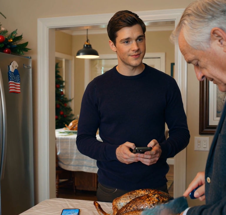 Podziękowałem dziadkowi za 200 dolarów, które włożył do mojej karty – mały czek, który mama wsunęła mi do ręki przed obiadem, jakby to była jakaś delikatna rzecz. Przestał kroić indyka, odłożył nóż z chirurgiczną precyzją, spojrzał mi prosto w oczy i powiedział: „Prezent, który ci wysłałem, to pół miliona dolarów”.