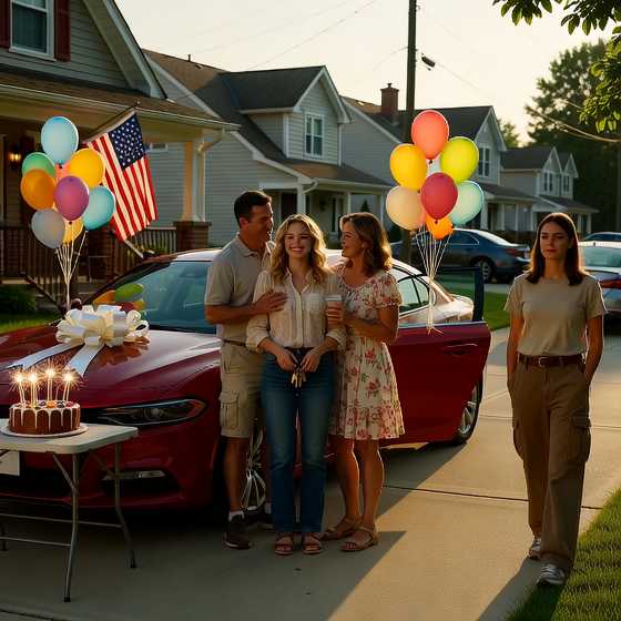 Po tym, jak Range Rover mojej siostry został ozdobiony balonami, ozdobiony brokatową kokardą i oklaskami na podjeździe, mój tata obiecał, że „zrobią dla mnie coś małego” — więc po cichu dałem im jedną rzecz, o której nigdy nie pomyśleli, że im ją odbiorę.