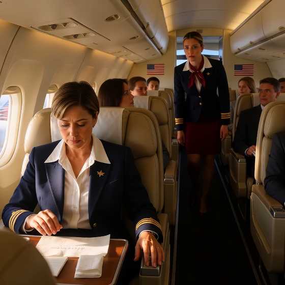 Stewardesa podała mi serwetkę ze słowami: „Wynoś się z tego samolotu. Twoja siostra cię wrobiła”. Dwie godziny później dowiedziałem się, że nie dramatyzowała – próbowała ratować mi życie.