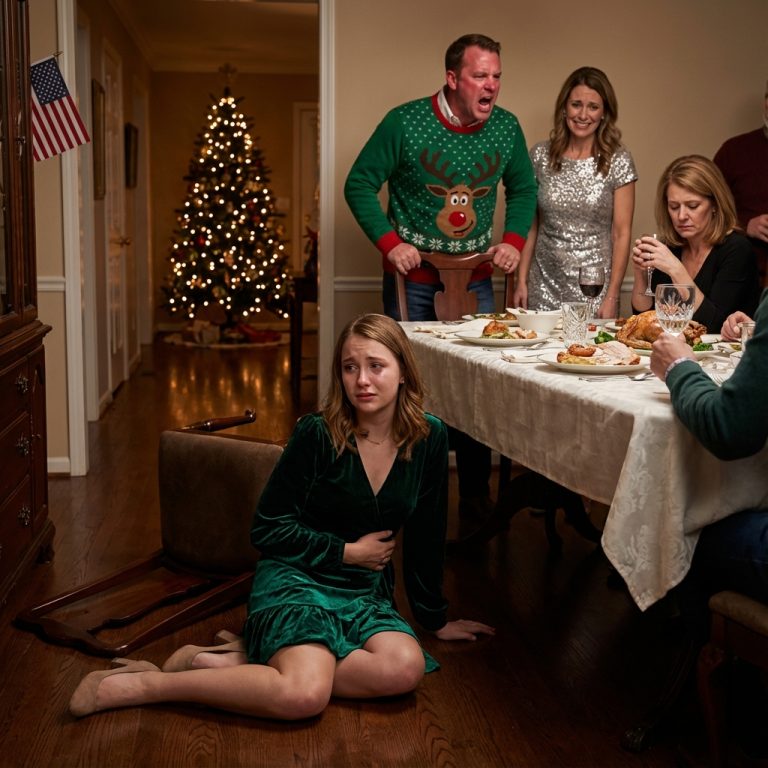 Mój ojczym kazał mi ustąpić miejsca w Boże Narodzenie jego „prawdziwej córce” — następnego ranka 47 nieodebranych połączeń pokazało mu, kim naprawdę jestem.