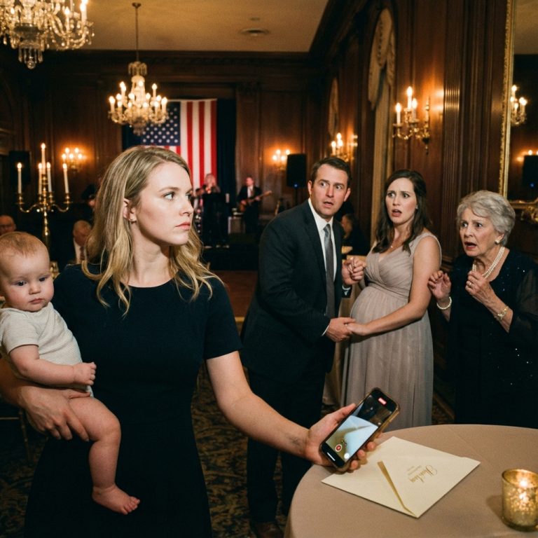 Podczas mojego baby shower mój mąż powiedział: „To dziecko nie jest moje” i wyszedł z moją kuzynką. Dziewięć miesięcy później miałam dla nich inną niespodziankę.