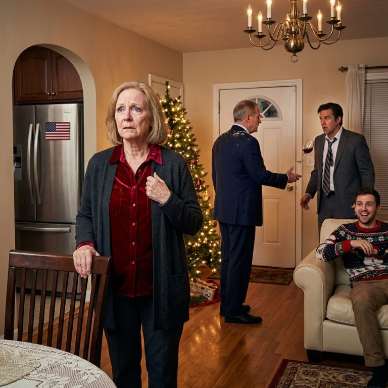 Mój były naśmiewał się z mojego narzeczonego, „sprzątacza”, w święta Bożego Narodzenia — kilka sekund później Bentley na podjeździe starł mu uśmiech z twarzy.