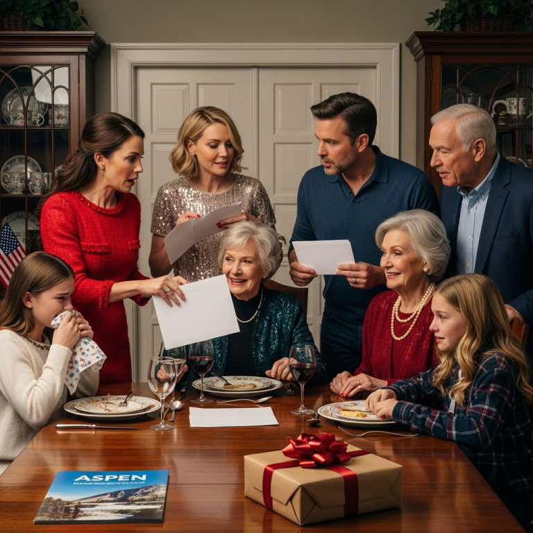 Kupiłem 2-tygodniowy wyjazd na narty do Aspen dla 22 krewnych, a potem ogłosili: „Żadnych prezentów dla ciebie i twoich dzieci”
