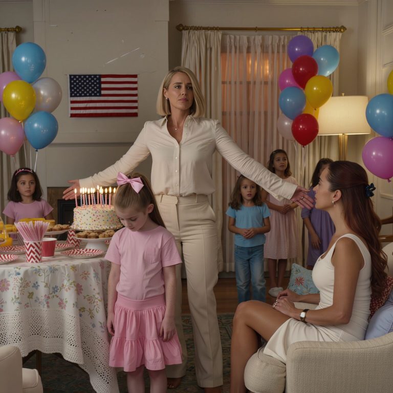 At my daughter’s 8th birthday party worth $2,500, my sister-in-law said: ‘You are not allowed to eat any of the food.’ Meanwhile, all the other children were allowed to eat a menu full of cakes and all kinds of sweets on the table. I didn’t say anything. I just stood up and did one single thing. The whole room fell completely silent…