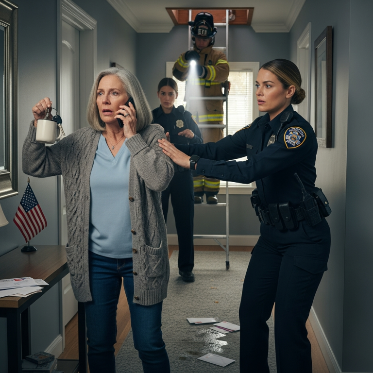 Miesiąc ciszy… Potem użyłam zapasowego klucza mojej córki i usłyszałam skrobanie nad korytarzem