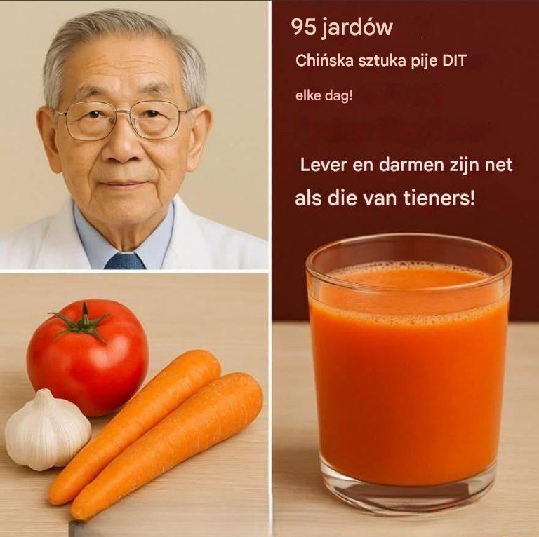 Starożytna witalność: sekret soku, który 95-letni chiński lekarz pije codziennie, aby mieć czystą wątrobę i młode jelita