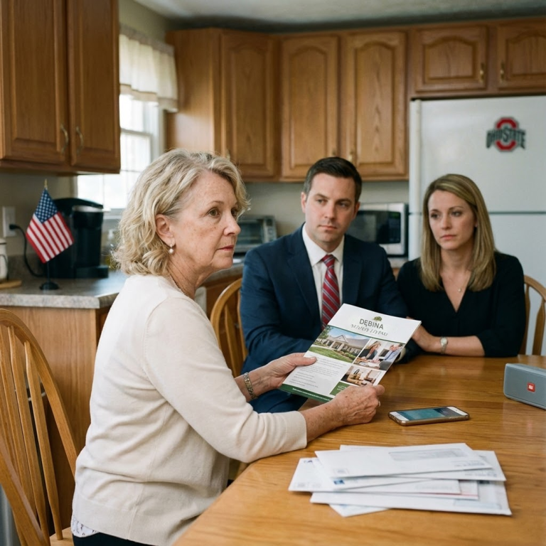 Powiedzieli mi, że mój dom jest „za duży dla jednej osoby”, więc wstrzymałam 87 płatności i zostawiłam synowi symbolicznego dolara. Potem nadszedł czas na pogrzeb mojego męża: 42 krzesła stały puste, bo nasze dzieci wybrały golfa i brunch. Ale kiedy otworzyłam listy, które po cichu odkładał przez lata, wszystko stało się jasne. Nie prosił o litość. Prosił mnie, żebym chroniła swój spokój, nie poddawała się i przestała pozwalać, by poczucie winy rządziło moim życiem.