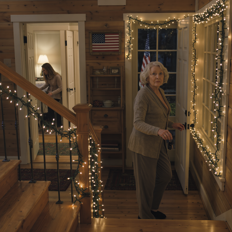 Tydzień przed świętami Bożego Narodzenia moja ośmioletnia wnuczka wyszeptała: „Babciu, mama mówi, że w tym roku cię tu nie będzie”. Zaśmiałam się, myśląc, że żartuje – aż wróciłam wcześniej i usłyszałam trzask szuflad na górze. Przez uchylone drzwi zobaczyłam córkę i zięcia, jak szukają papierów, rozmawiając o „opiece” i „ocenie” lekarskiej. Więc przy obiedzie nie przestawałam się uśmiechać… i po cichu zaczęłam snuć własny plan.