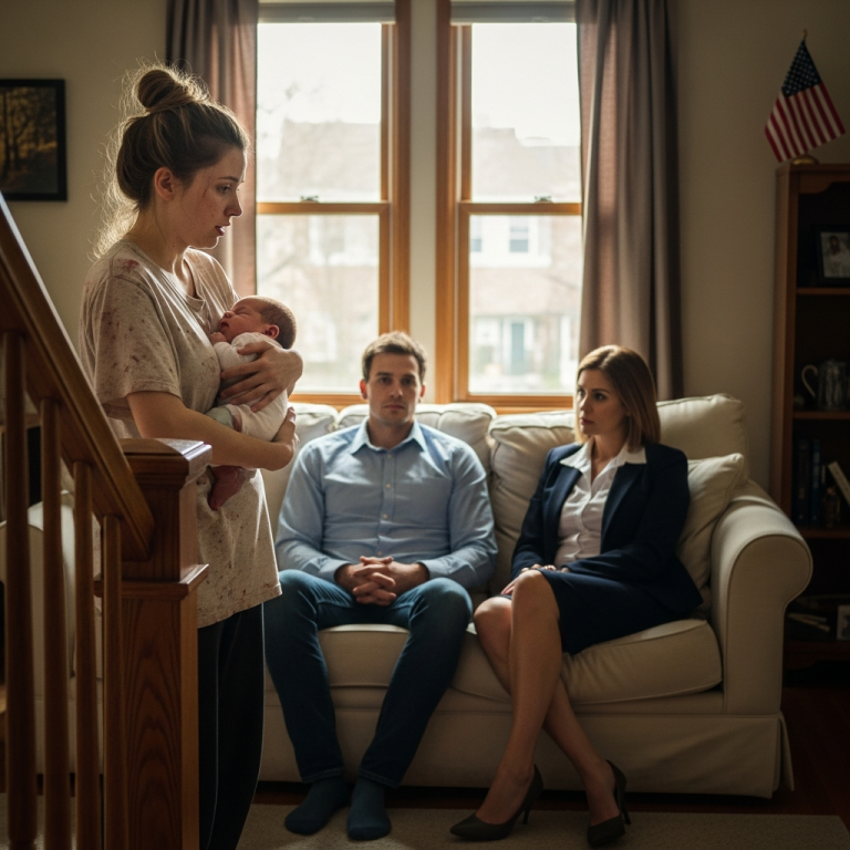 Trzy miesiące po porodzie mój mąż przyprowadził do domu swoją ciężarną kochankę – i nie wiedział, kogo nadal chronię