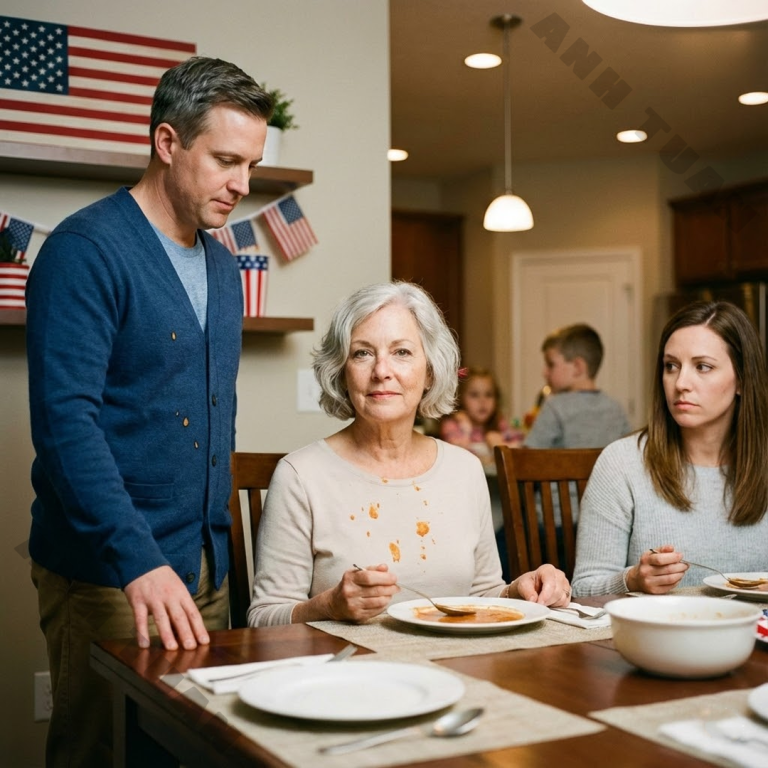 Poprosiłam o dokładkę, a mój syn wylał na mnie całą miskę zupy. Po cichu ją wytarłam, powstrzymałam łzy i wyszłam bez słowa. Następnego ranka zaczął panikować, gdy jego karta była ciągle odrzucana, a obsługa klienta nie działała już tak jak wcześniej. Ja zebrałam już wszystkie dokumenty, poszłam prosto do banku, żeby zaktualizować ustawienia płatności, wstrzymałam automatyczne przelewy i podjęłam stanowczą decyzję o ochronie własnych finansów.