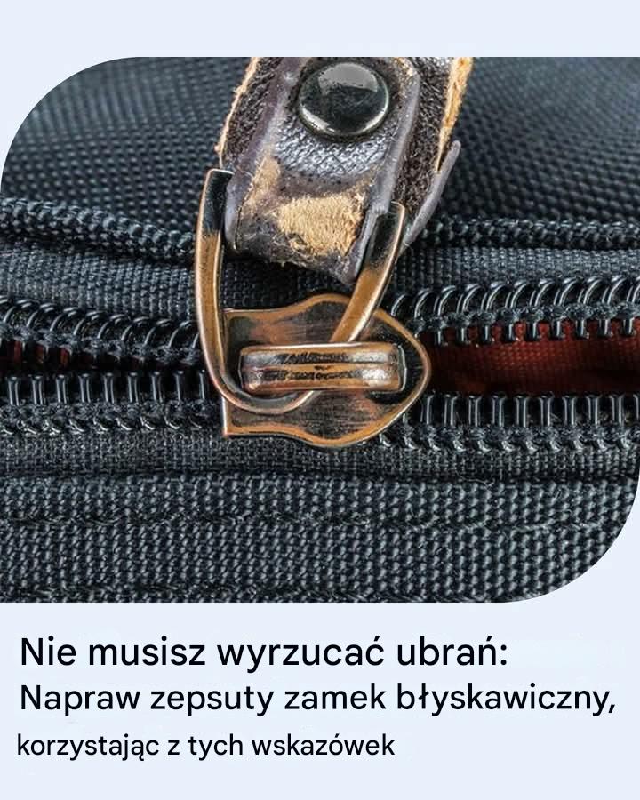 10 genialnych sposobów na naprawę zamka błyskawicznego